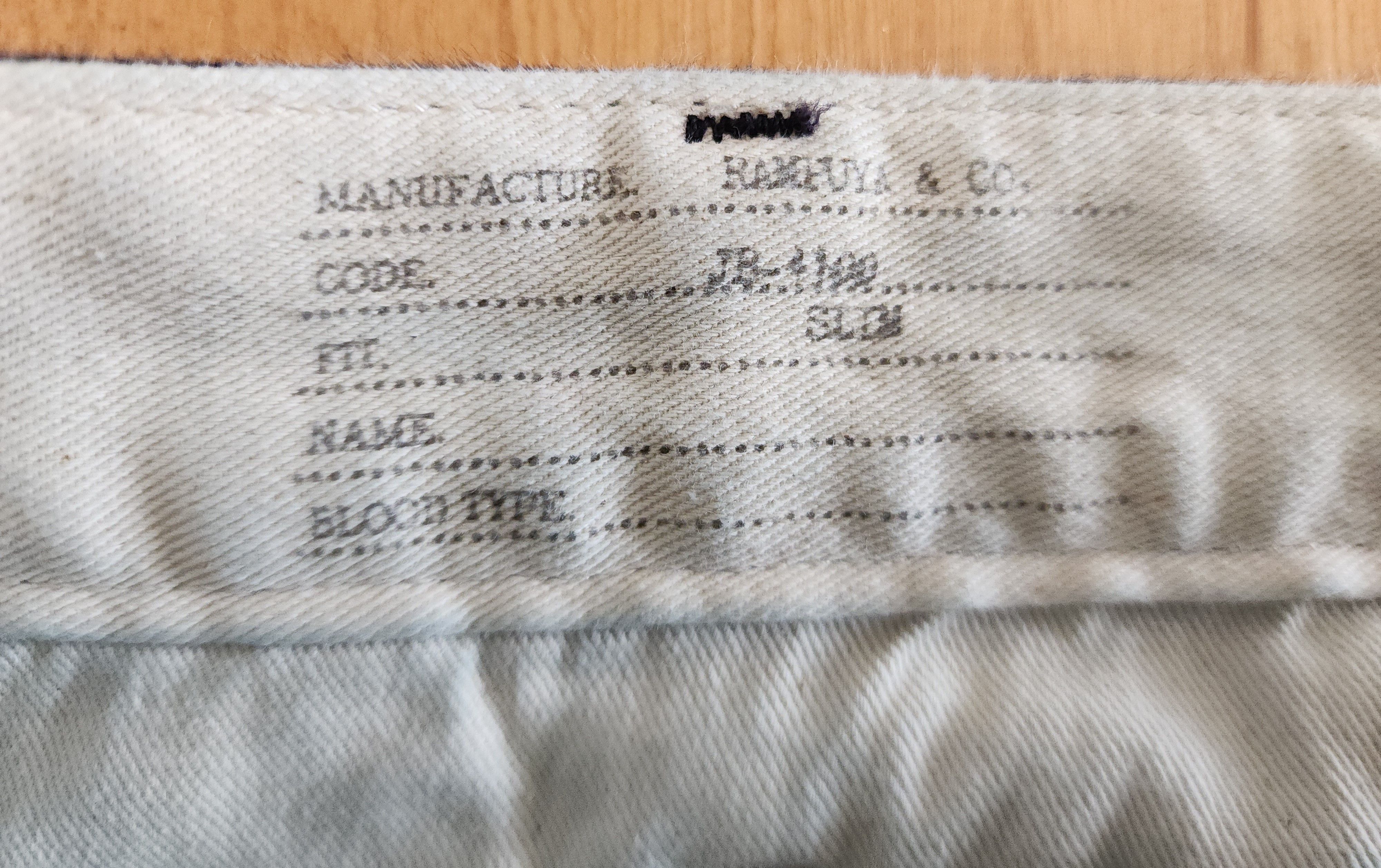 Japan Blue Japan Blue SlimTrousers French Work Chino Size 34 Size US 34 / EU 50 - 3 Thumbnail