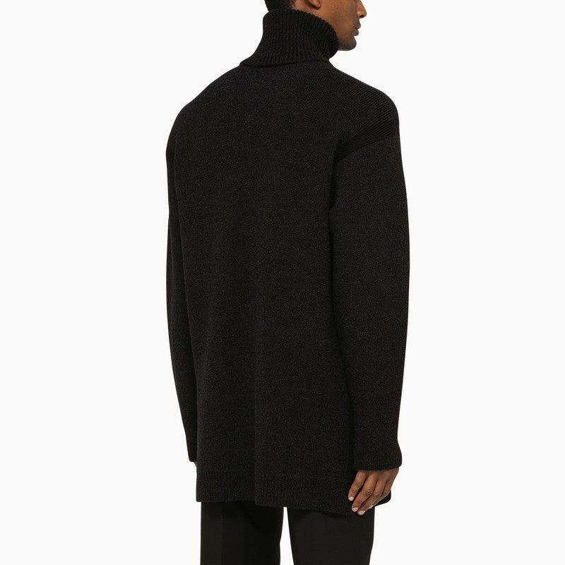 Off-White o1y0325 Logo Turtleneck Sweater in Black Size US XXS / EU 40 - 3 Thumbnail
