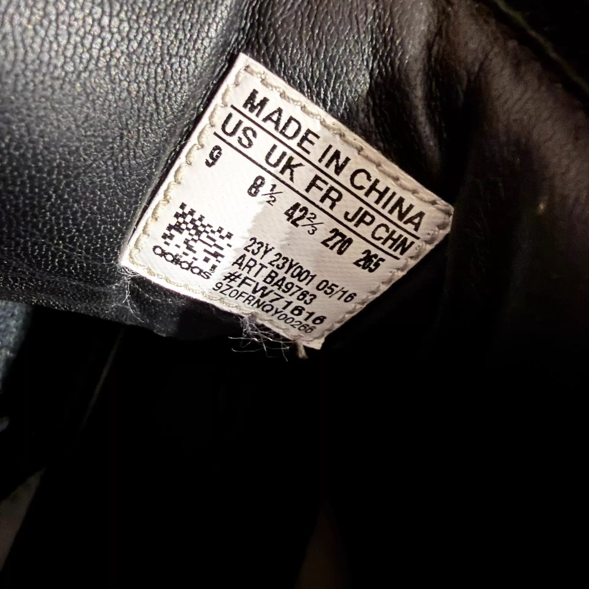 Rick Owens Rick Owens x Adidas 16FW Black HiTop Shell Toe 42.5 Size US 9.5 / EU 42-43 - 4 Thumbnail