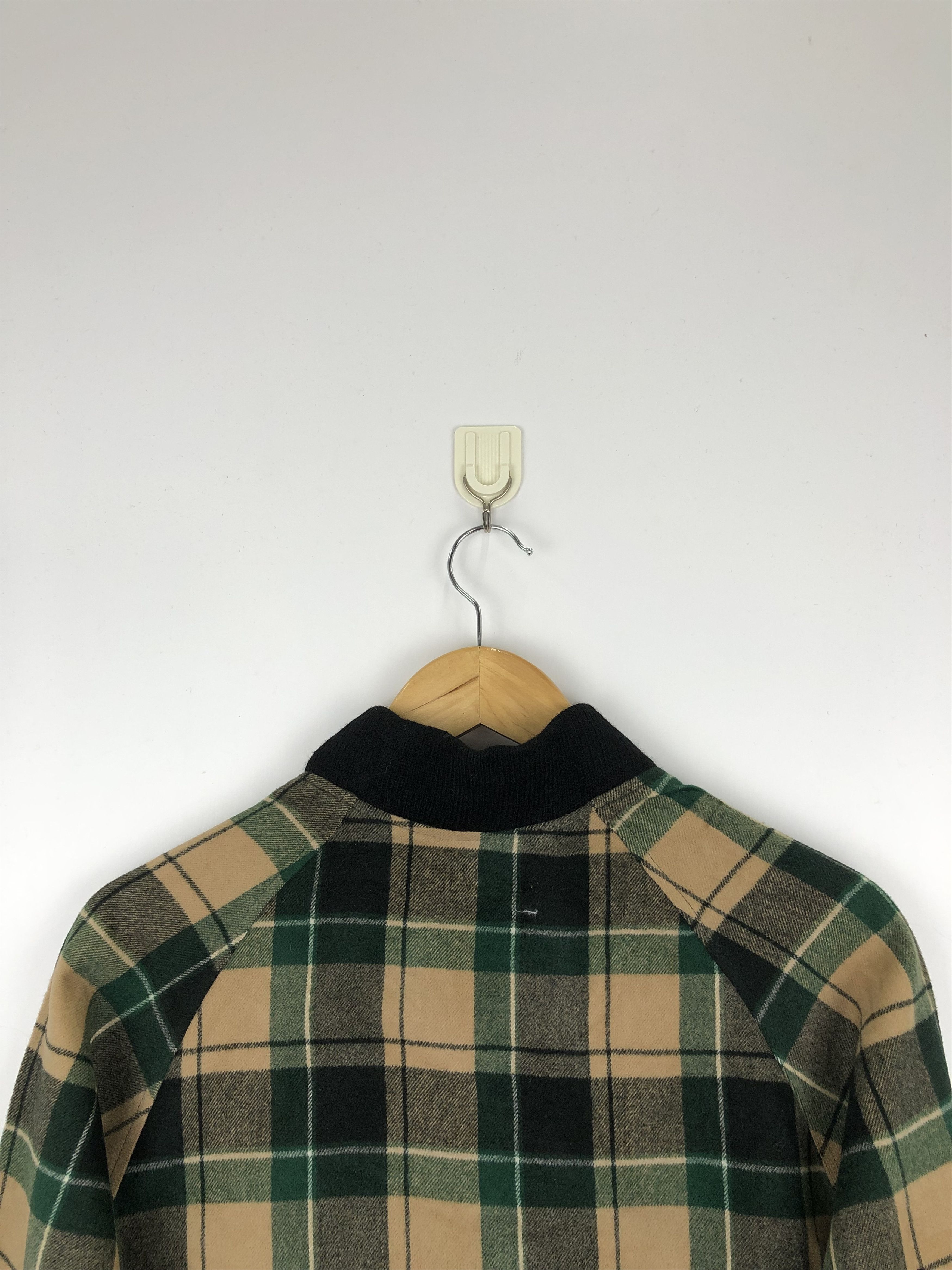 Japanese Brand Vintage Japanese Brand Zipper Varsity Jacket Checkered V0446 Size US M / EU 48-50 / 2 - 4 Thumbnail