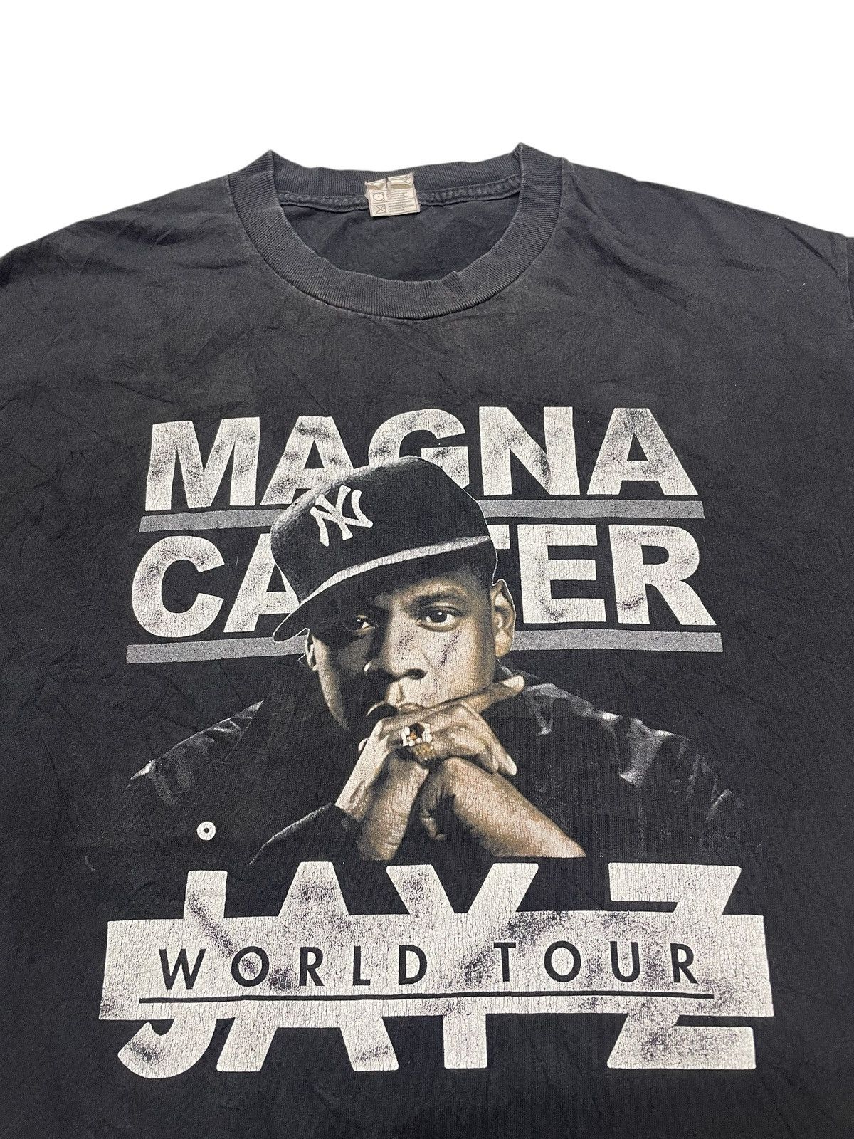 Band Tees × Rap Tees × Vintage Vintage Y2K JAY Z WorldTour Magna Carter T-shirt Size US L / EU 52-54 / 3 - 3 Thumbnail
