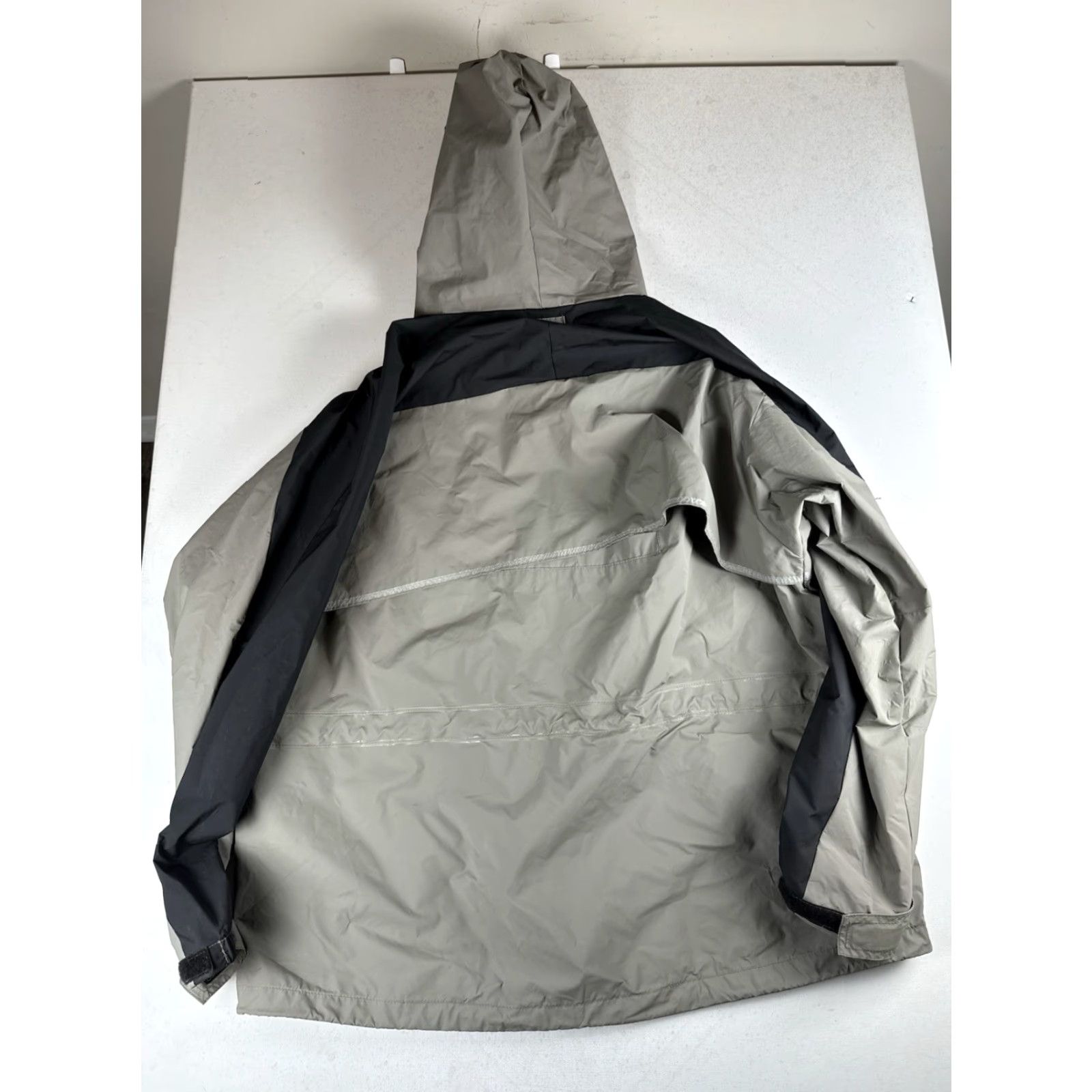 Vintage Stearns Rain Coat Jacket Mens XL Hooded Waterproof Gray Full Zip Dry Wear Size US XL / EU 56 / 4 - 6 Thumbnail