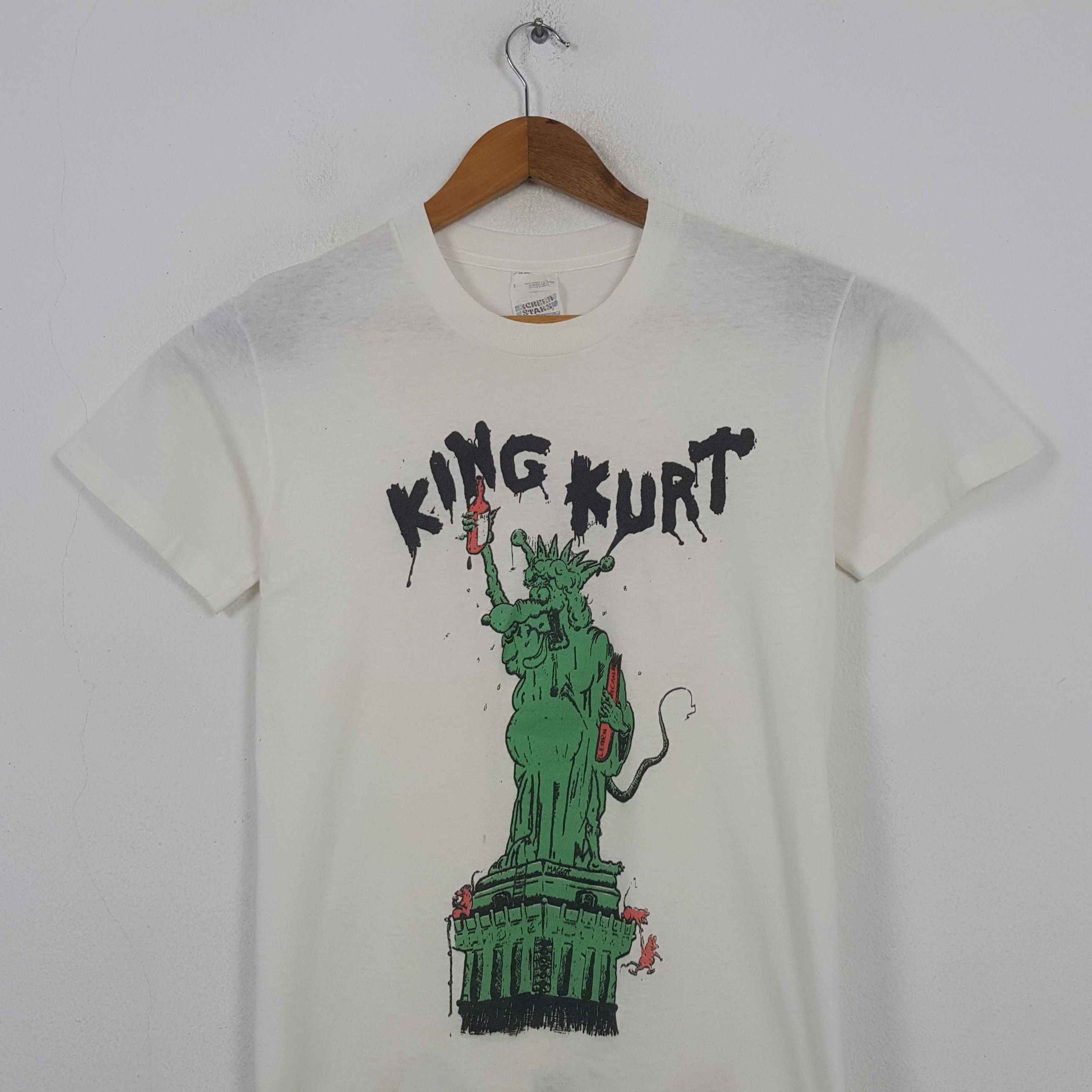 Band Tees Vintage 80's King Kurt UK Rock -n-Roll Band T-shirt 32 Size US S / EU 44-46 / 1 - 2 Thumbnail