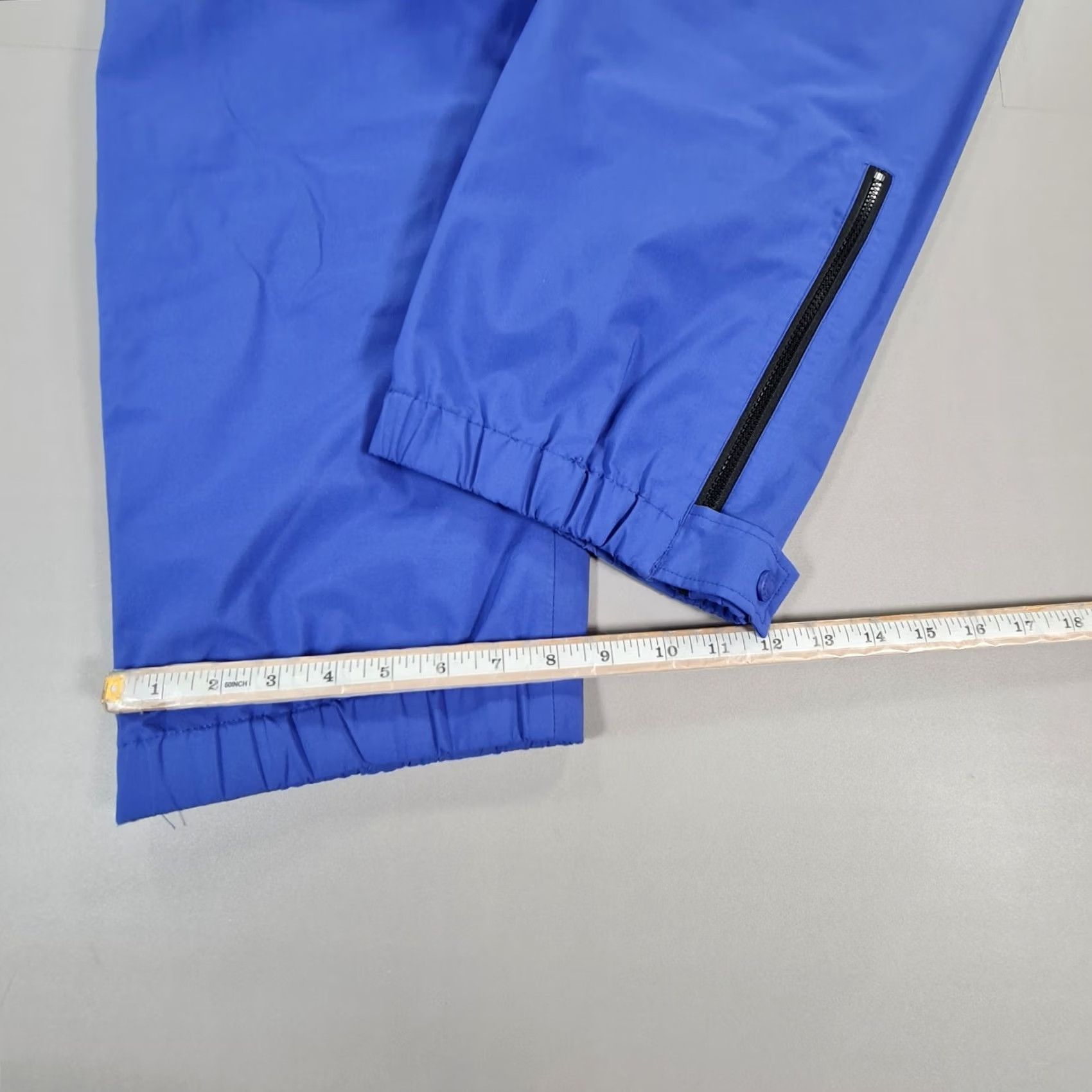 Eddie Bauer Eddie Bauer Mens Trousers Blue Large Gore Tex Waterproof Rain Trousers Winds Waterproof Pockets Size US 33 - 4 Thumbnail