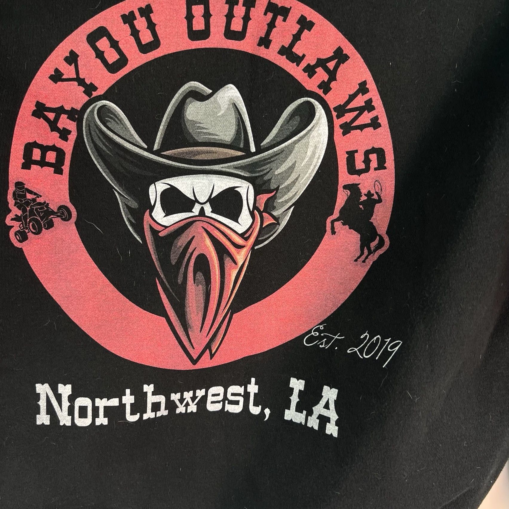 Gildan Bayou Outlaws Northwest La Hoodie Men’s L Black Size US L / EU 52-54 / 3 - 6 Thumbnail