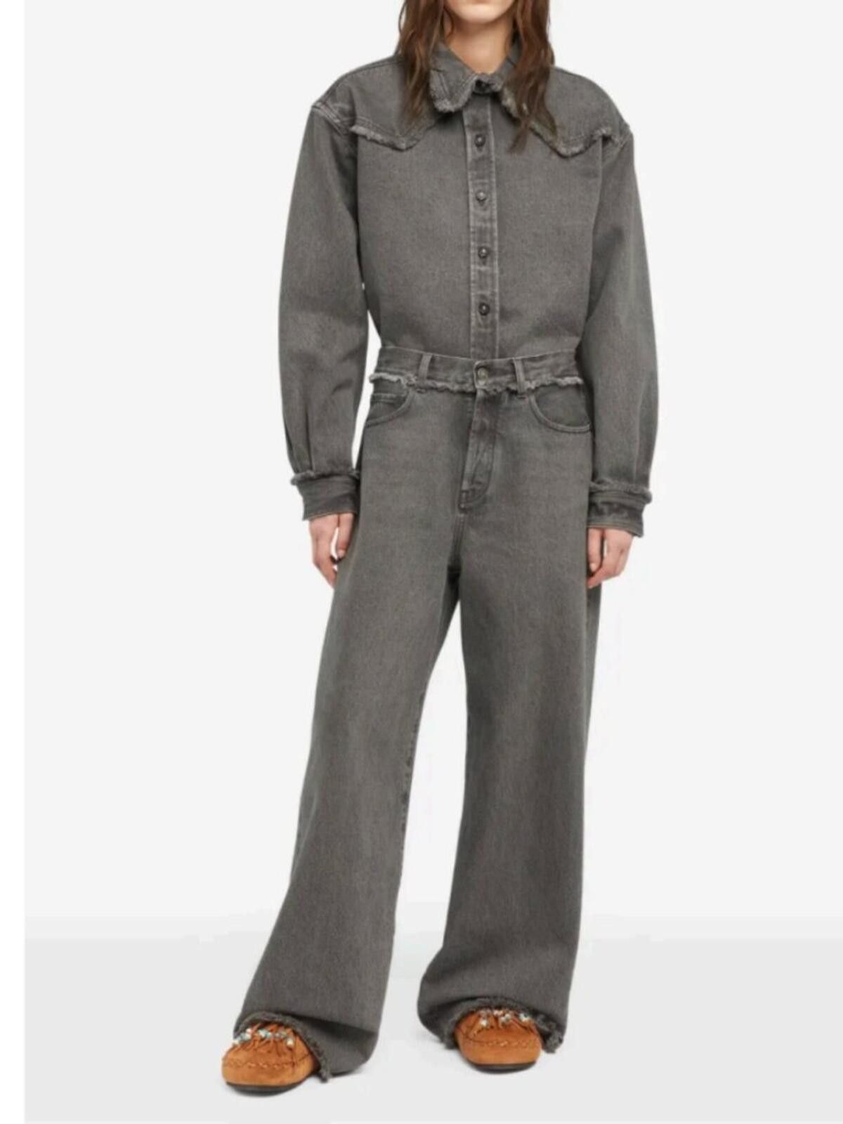 Alanui Alanui Made in Italy Free Horizons Jeans Grey Size 26 Size 26" / US 2 / IT 38 - 1 Thumbnail