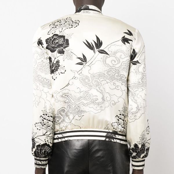 Saint Laurent Paris Saint Laurent Silk Bomber in Small Size US S / EU 44-46 / 1 - 4 Thumbnail