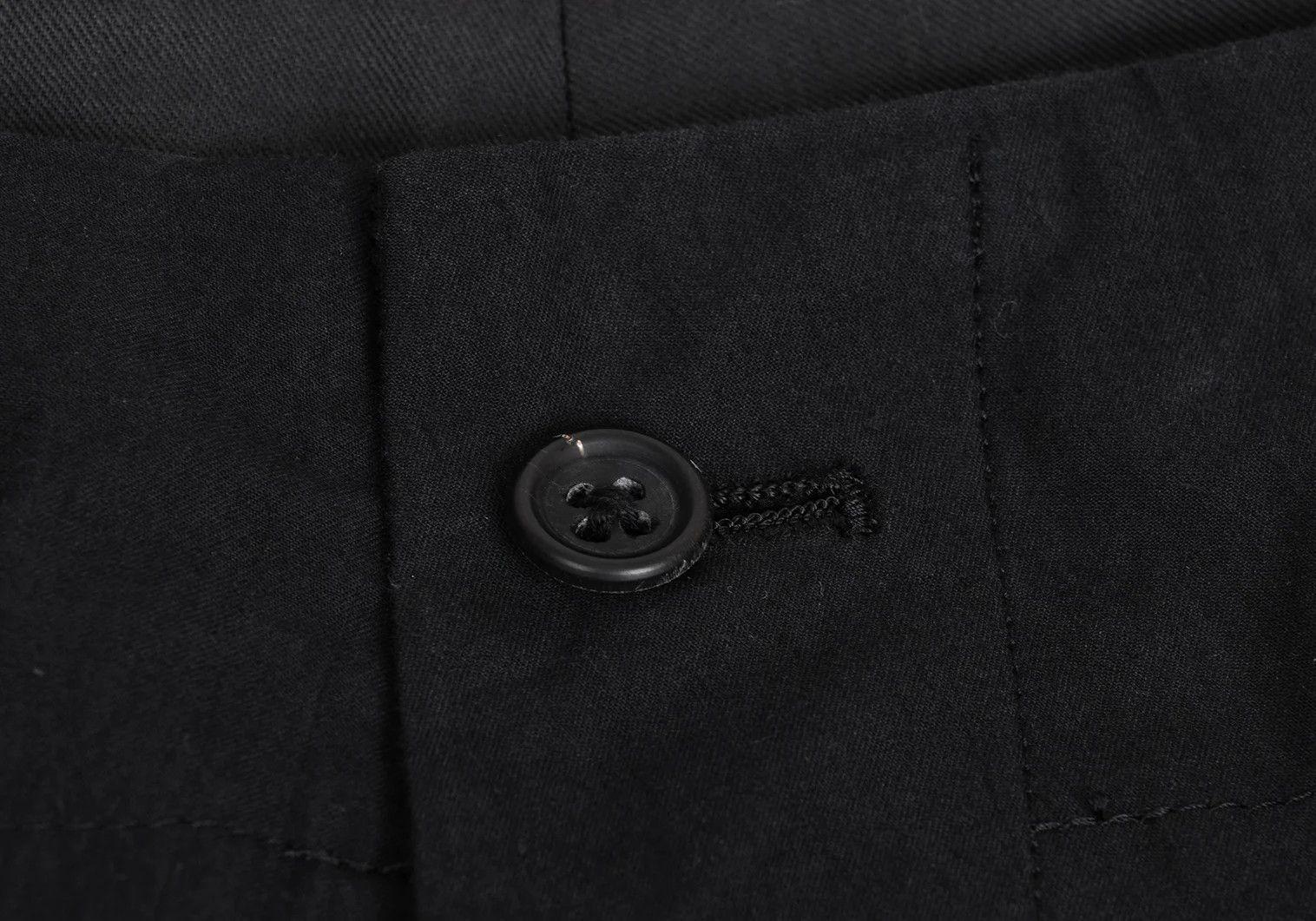 Yohji Yamamoto Yohji Yamamoto Cotton Tapered Pants Black S Size US 30 / EU 46 - 3 Thumbnail