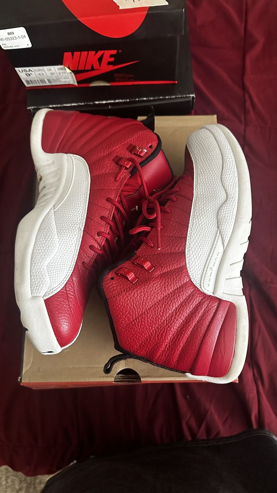 Jordan Brand Jordan 12 Retro Gym Red Size US 9.5 / EU 42-43 - 3 Thumbnail