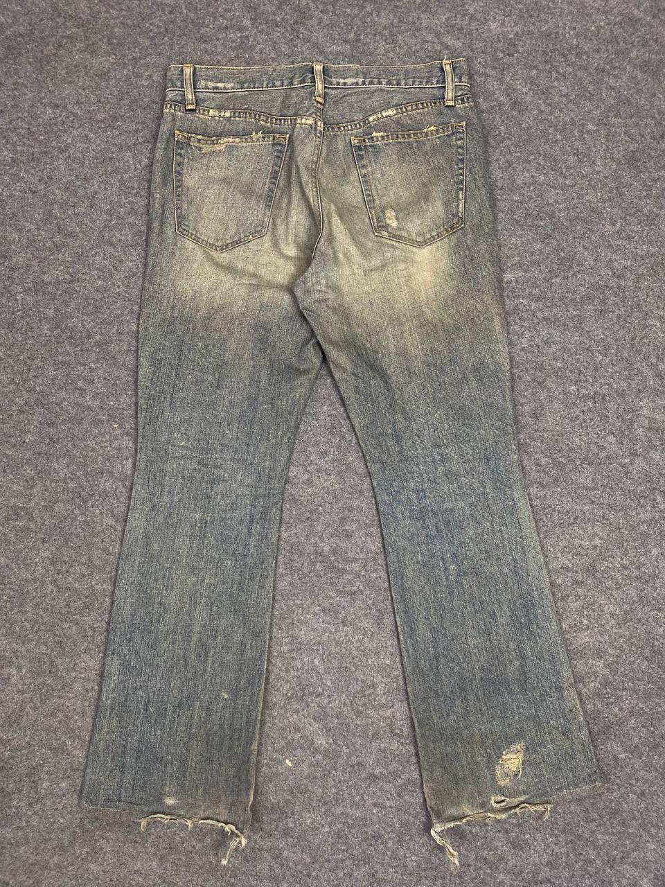 Japanese Brand blue way japan bootcut distressed denim nice rusty design Size US 34 / EU 50 - 1 Thumbnail