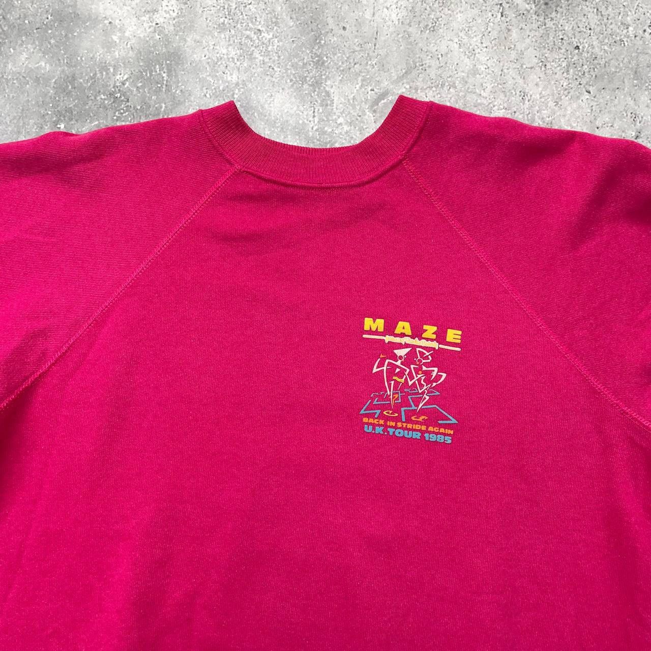 Band Tees Vintage 1985 Maze & Frankie Beverly UK Tour Sweatshirt M Size US M / EU 48-50 / 2 - 2 Thumbnail