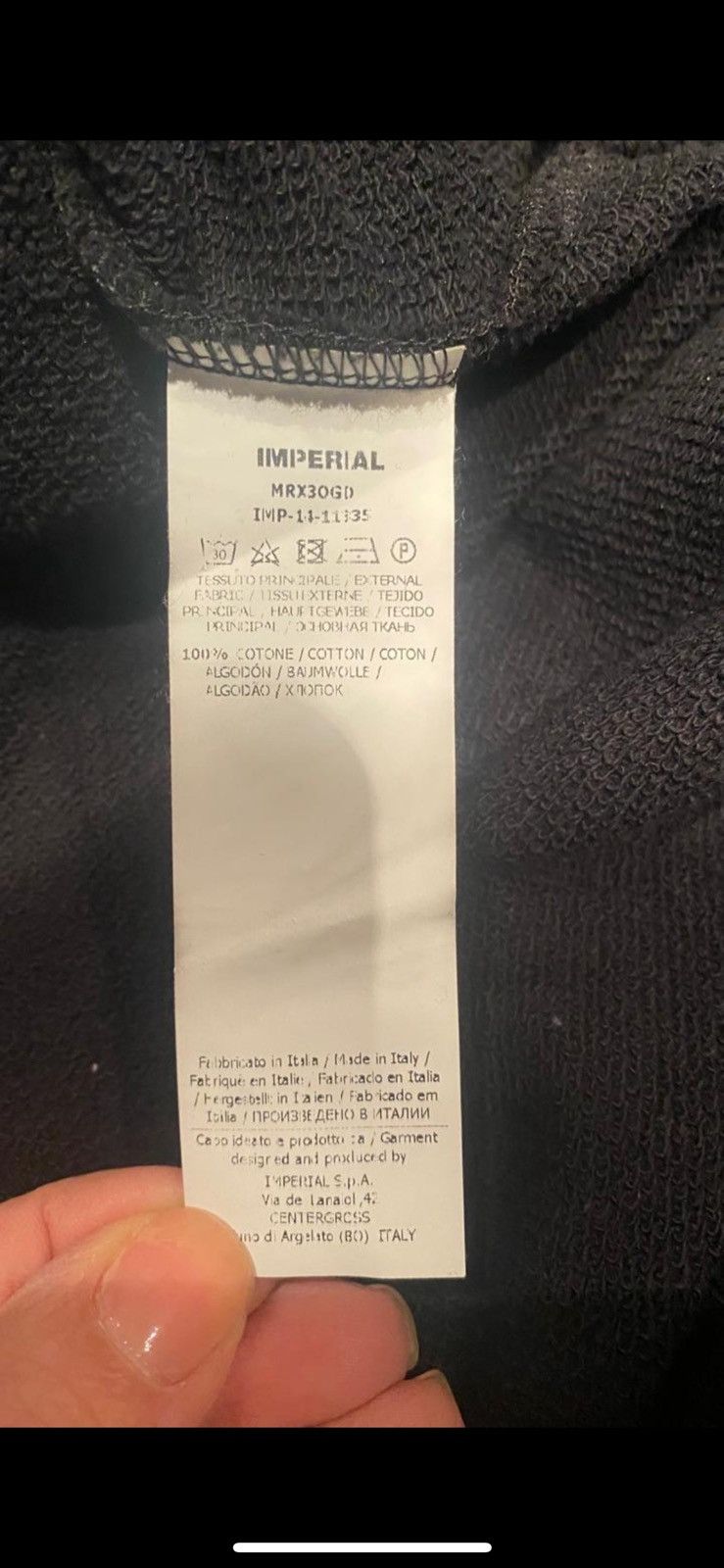 Imperial Imperial Black Mantle Size US M / EU 48-50 / 2 - 8 Thumbnail