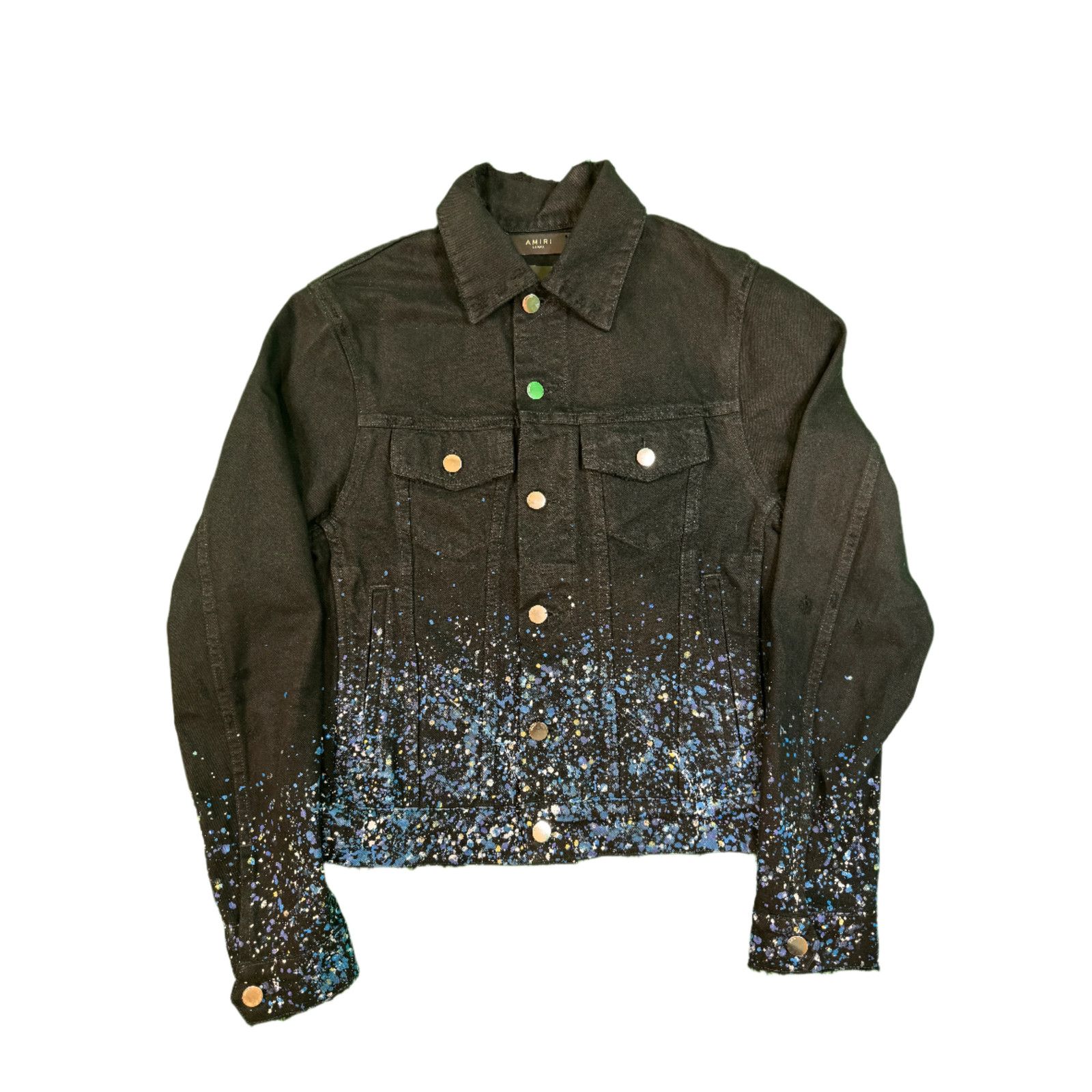 Amiri Amiri Black & Blue Rhinestone Jacket Size US XS / EU 42 / 0 - 2 Thumbnail
