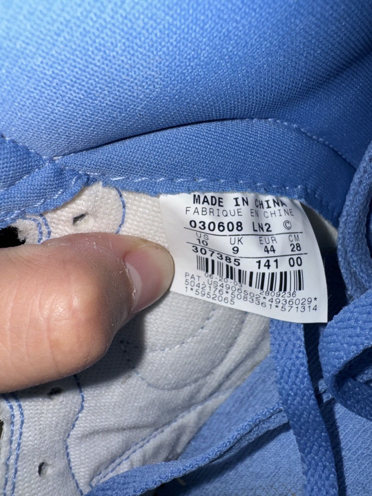 Nike Nike SB Supreme Dunk Baby Blue Size US 10 / EU 43 - 12 Thumbnail