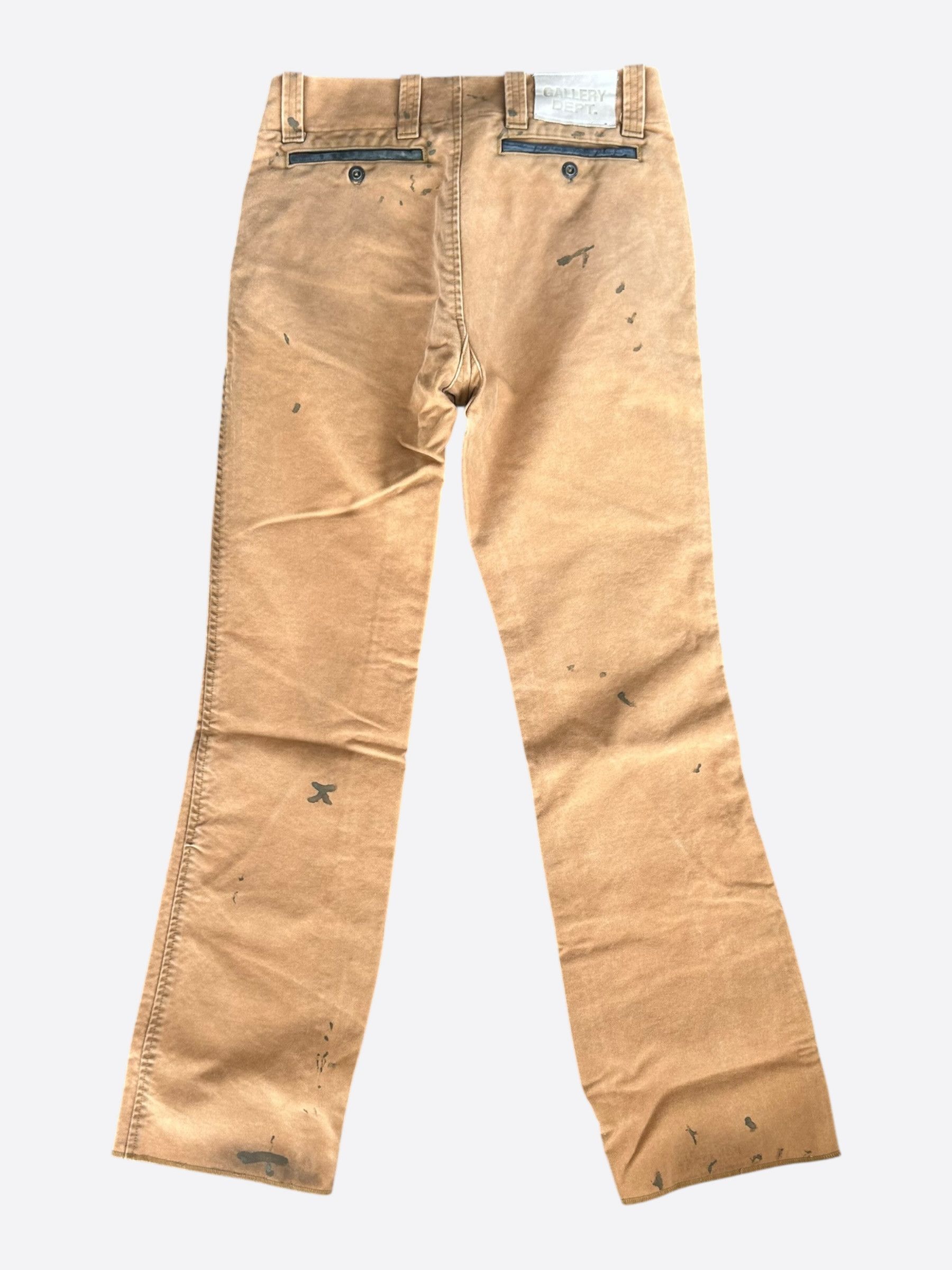 Gallery Dept. Gallery Dept Tan Distressed Hollywood Pants Size US 30 / EU 46 - 2 Thumbnail