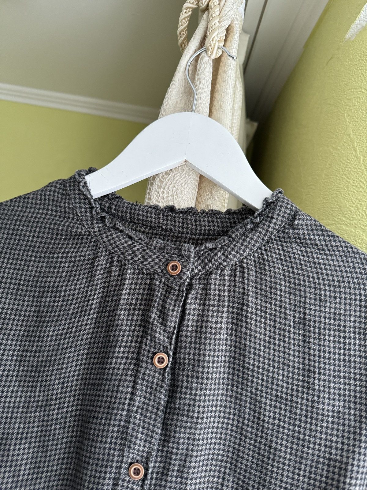 Japanese Brand Yitai Linen Plaid Button Up Shirt Size M / US 6-8 / IT 42-44 - 5 Thumbnail