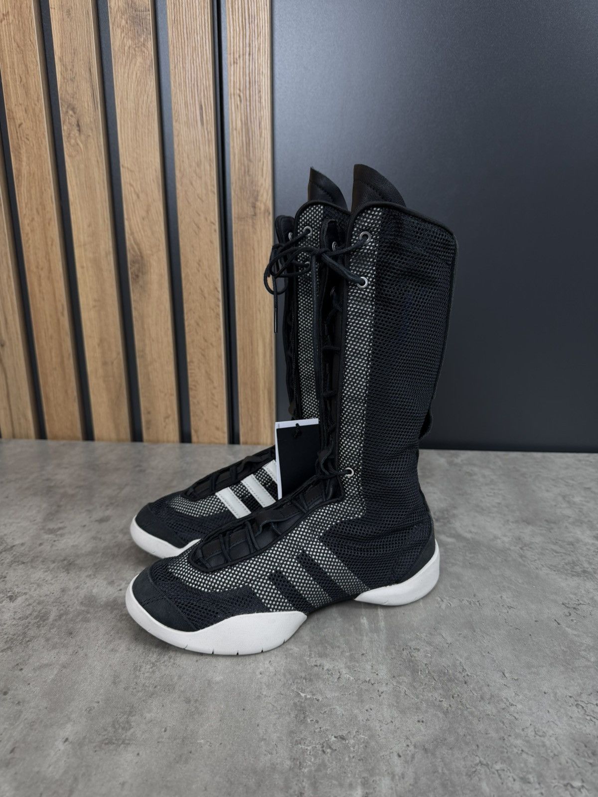 Adidas Adidas Y-3 Regu Boot Black/Talc Size 37 1/3 Size US 6.5 / IT 36.5 - 1 Thumbnail