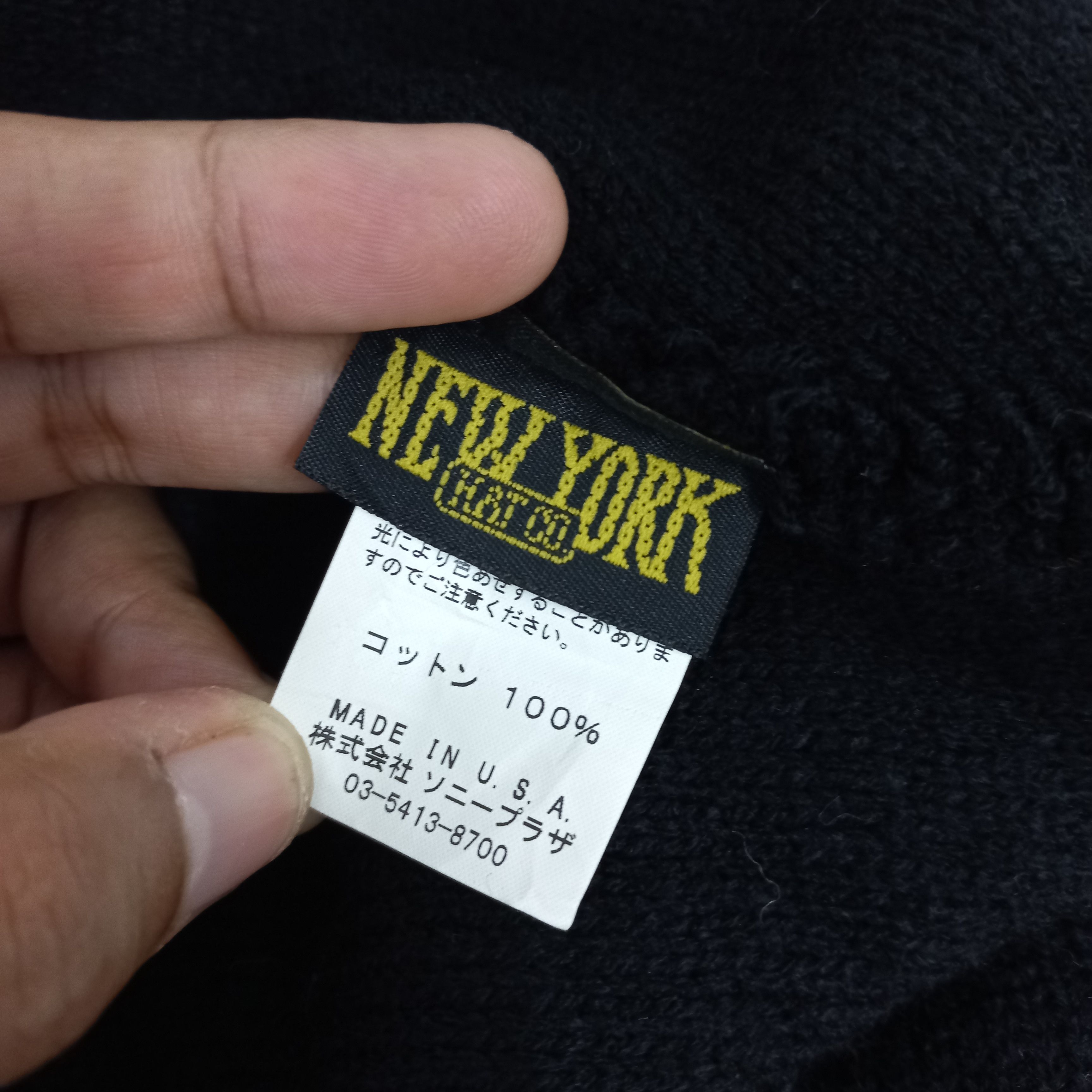 Japanese Brand 💥 New york hat & co spellout made in usa beanie hat Size ONE SIZE - 4 Thumbnail
