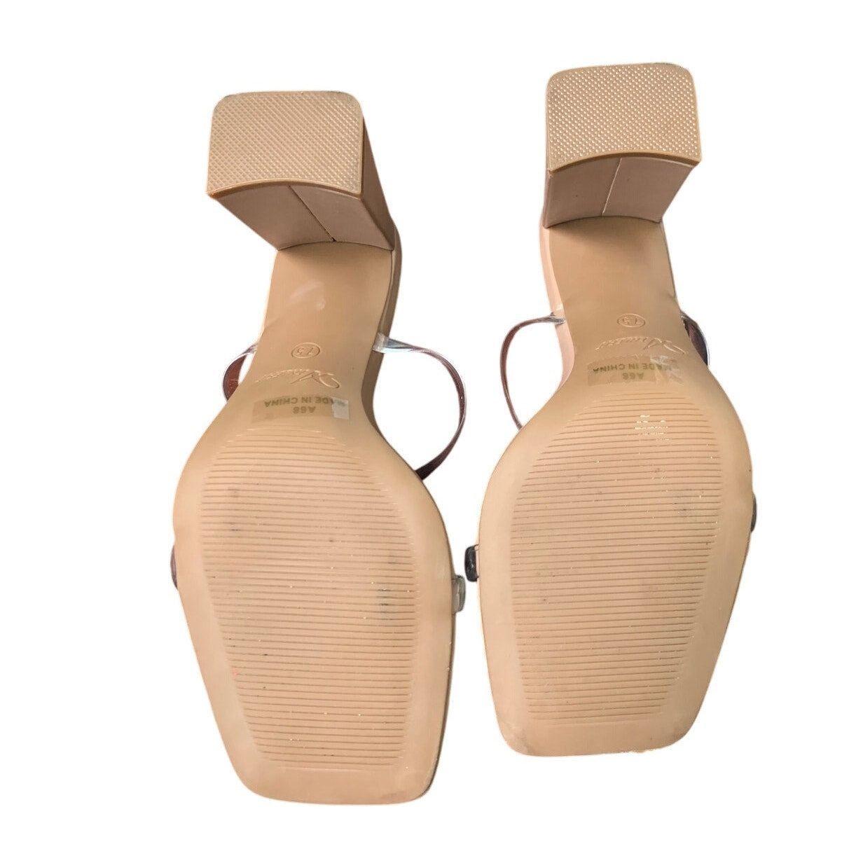 Other Athlefit Women's Size 7.5 Tan Open Toe Slip On Sandals Size US 7.5 / IT 37.5 - 5 Thumbnail