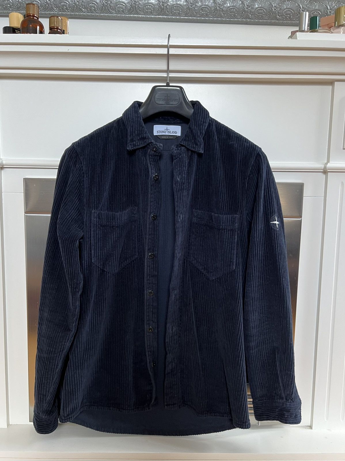 Stone Island Stone Island | Corduroy Overshirt | Black | Size S Size US S / EU 44-46 / 1 - 2 Thumbnail