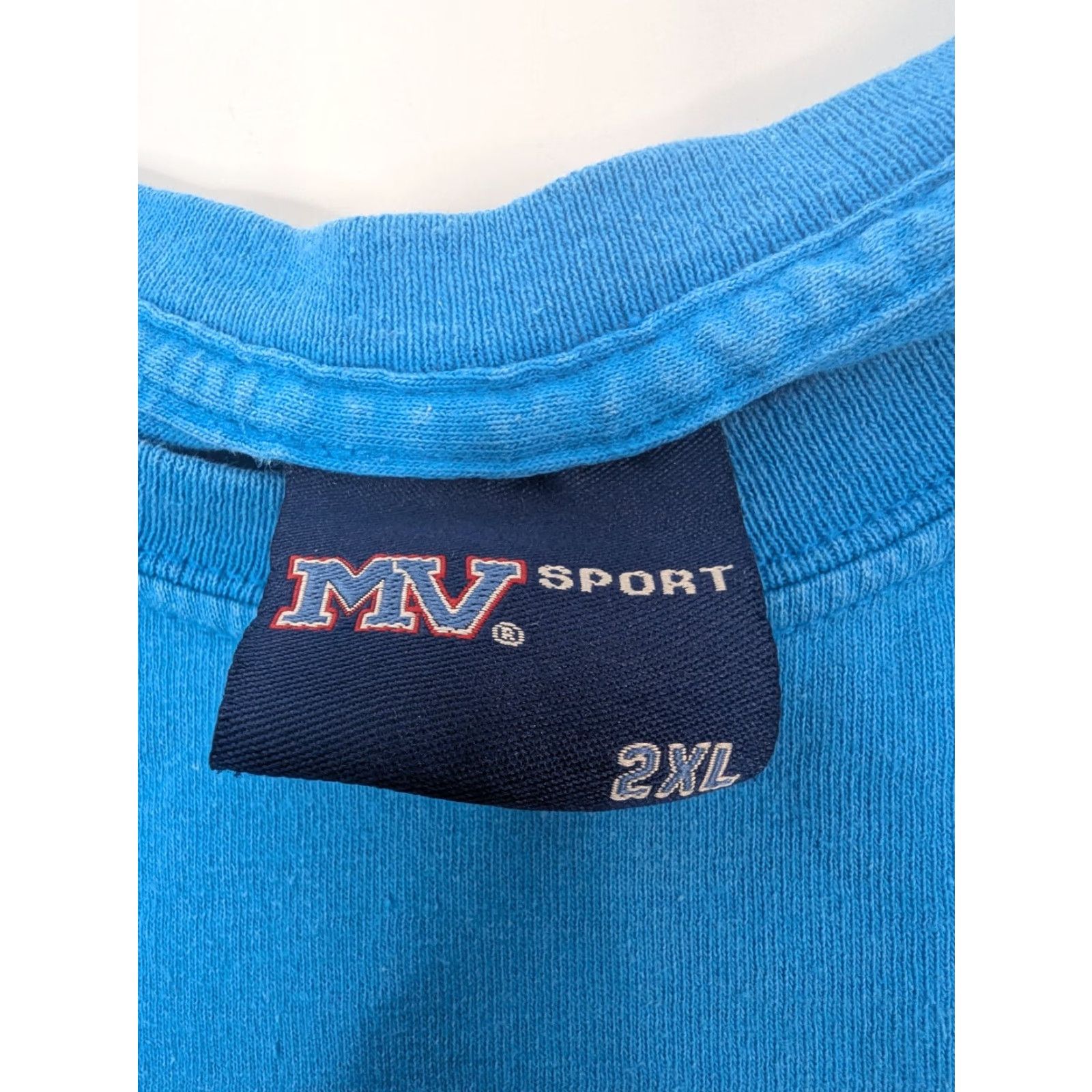 Vintage VINTAGE MV Sport San Diego California Light Blue T-Shirt Men’s 2XL Blue Cotton Crew Neck Short Sleeve Unisex Adults California Beach 90s Mens Size US XXL / EU 58 / 5 - 7 Thumbnail