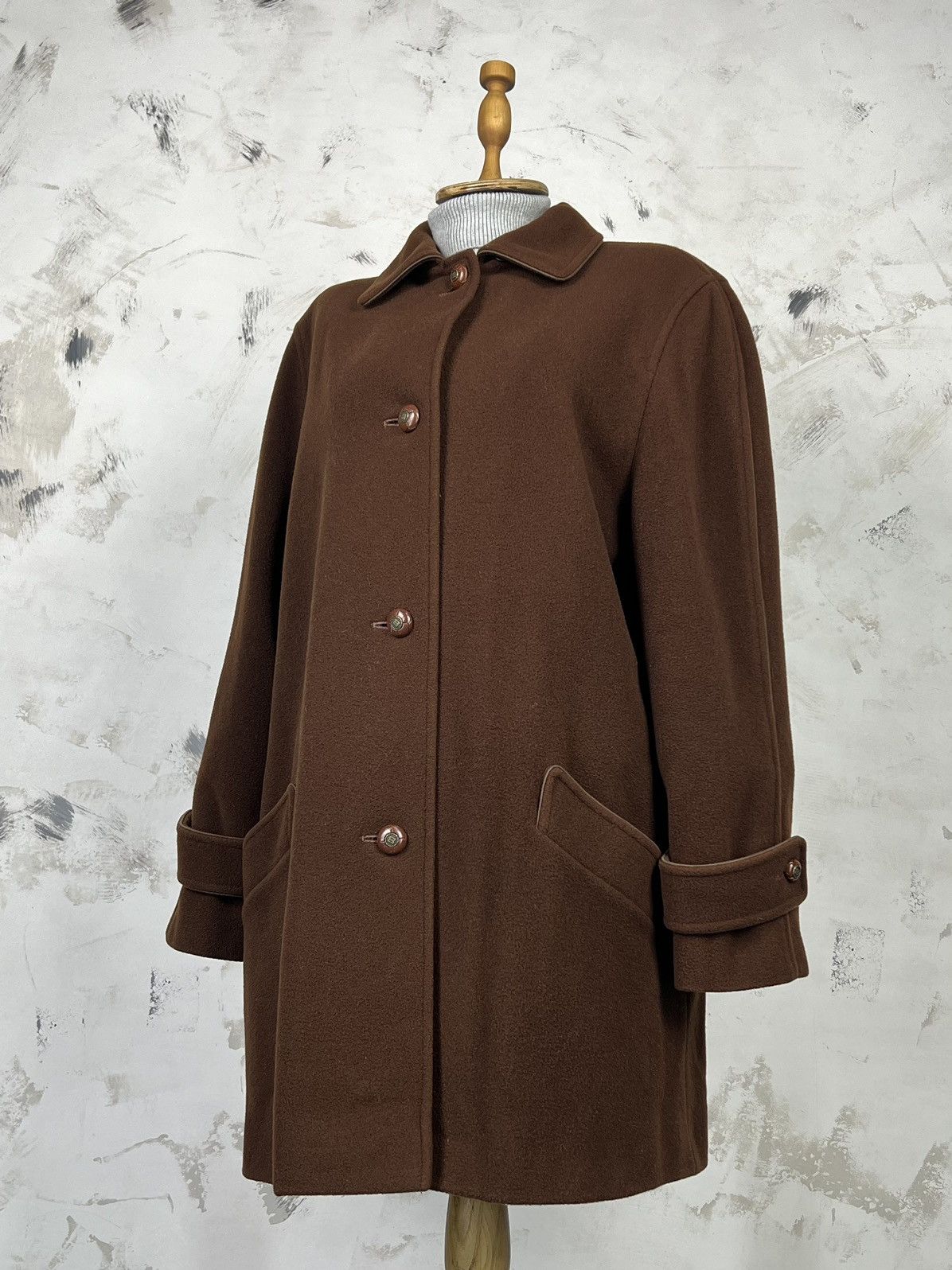 DAKS Vintage DAKS Wool Coat Size L - XL 14 Size L / US 10 / IT 46 - 2 Thumbnail