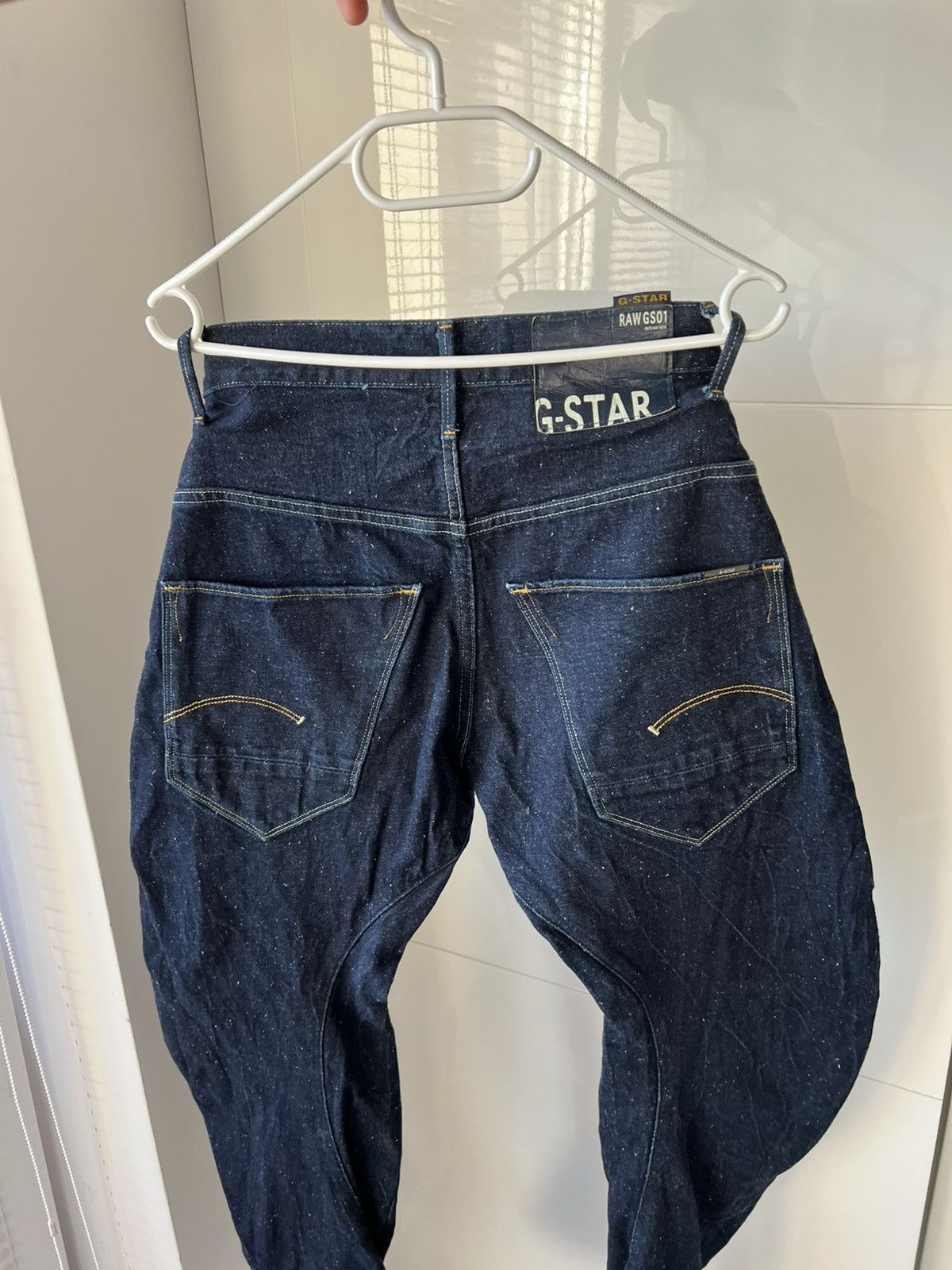 G-Star Y2K G-Star Raw ARC 3D Loose Tapered Braces Opium 03301 Jeans Size US 30 / EU 46 - 7 Thumbnail