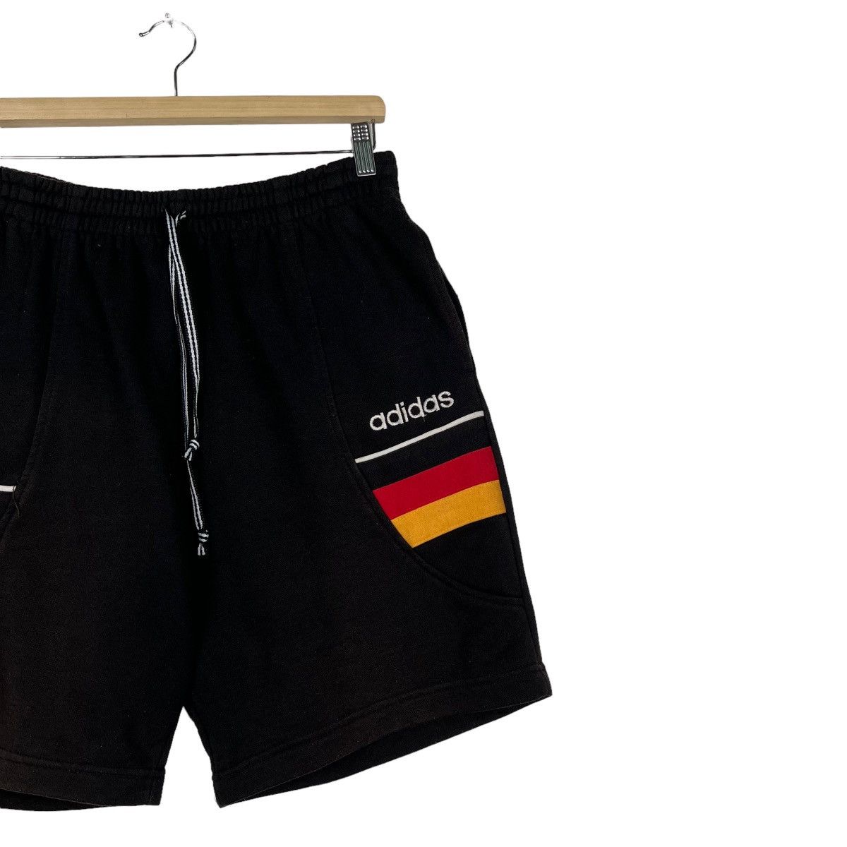 Adidas 🔥VINTAGE 90s ADIDAS GERMANY SHORTS PANTS Size US 30 / EU 46 - 4 Thumbnail