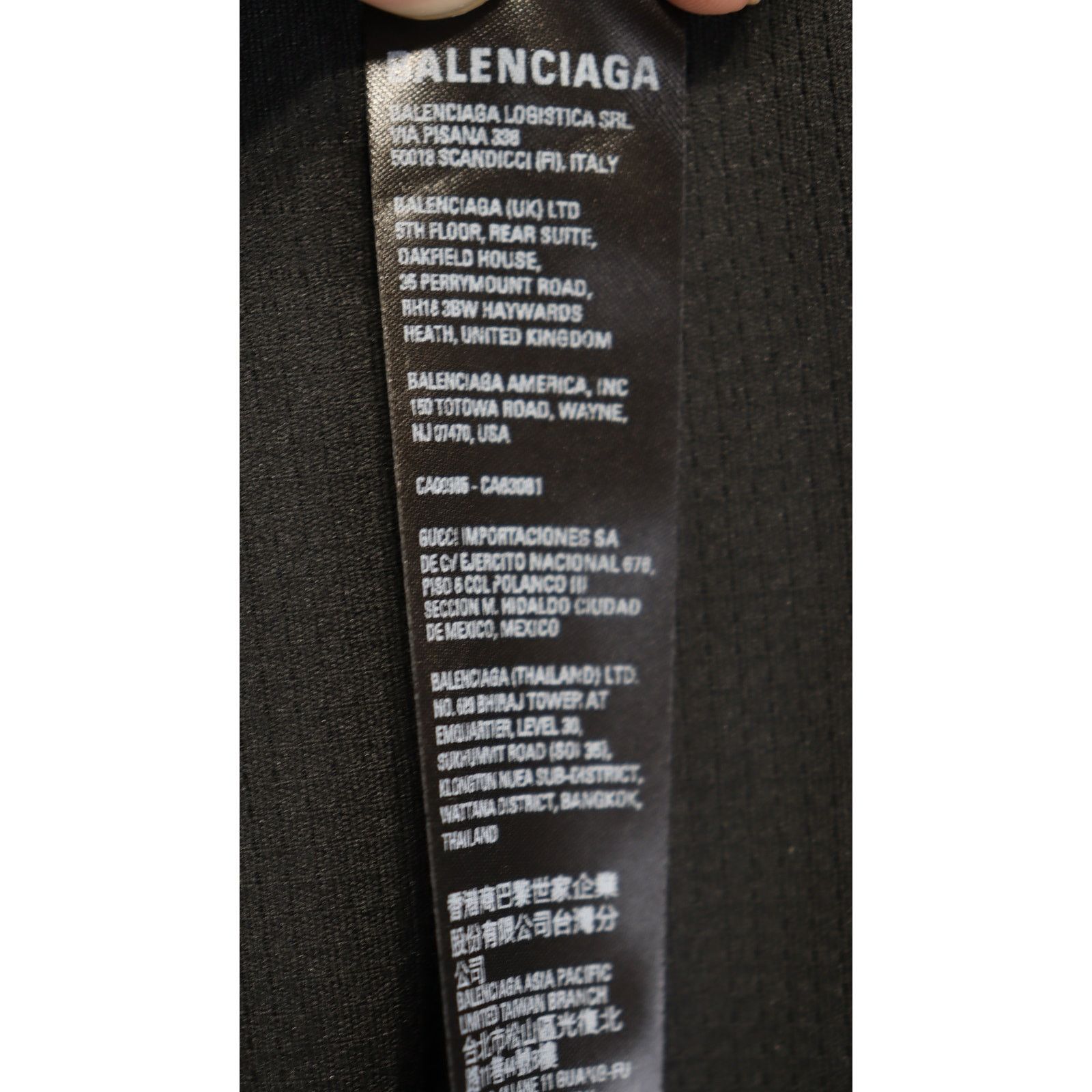 Balenciaga o1rshd1 Top L/S Bike Jersey in Black Size US S / EU 44-46 / 1 - 10 Thumbnail