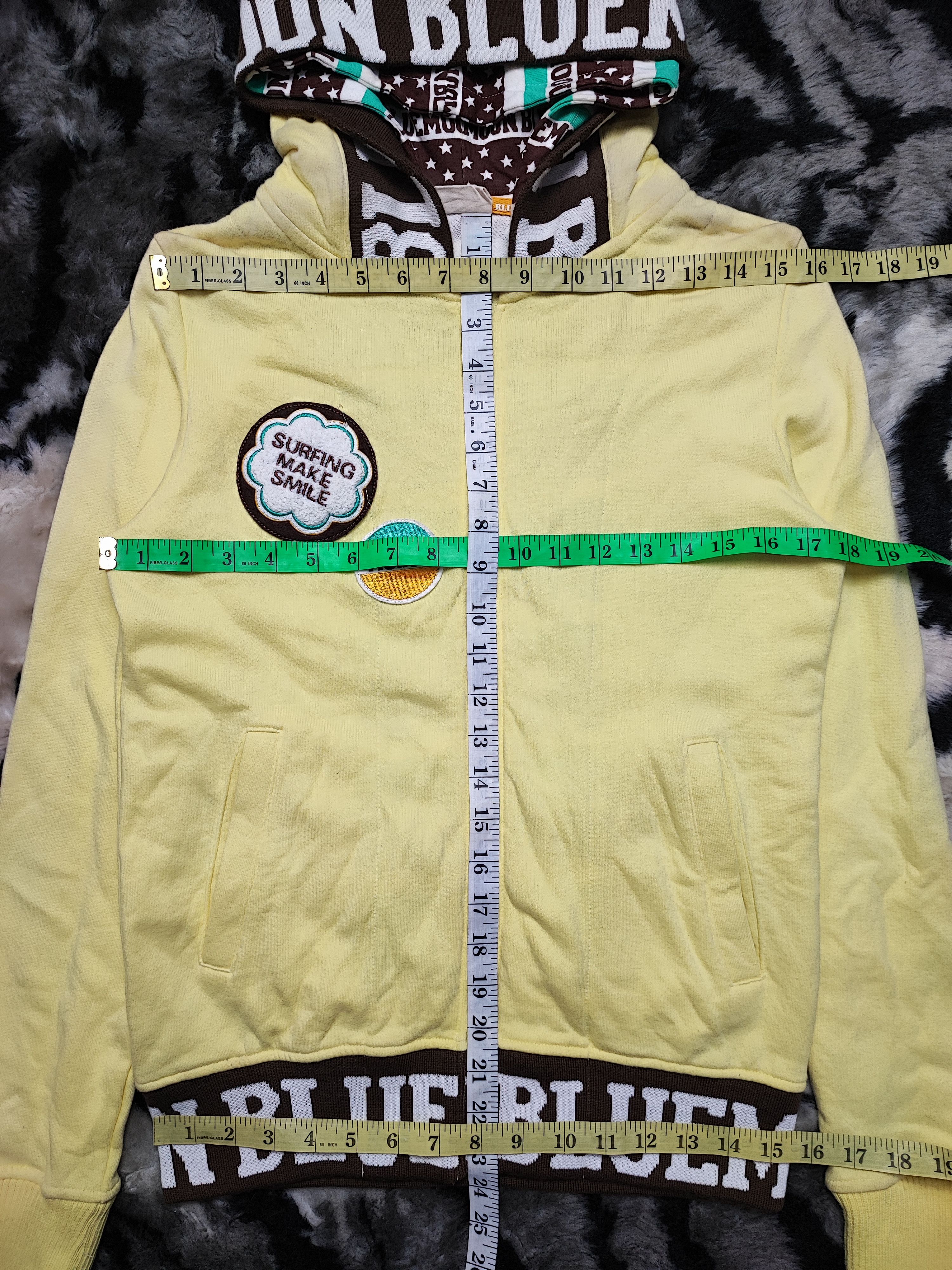Hysteric Glamour Blue Moon Blue Zip Hoodie Full Print Size US S / EU 44-46 / 1 - 3 Thumbnail
