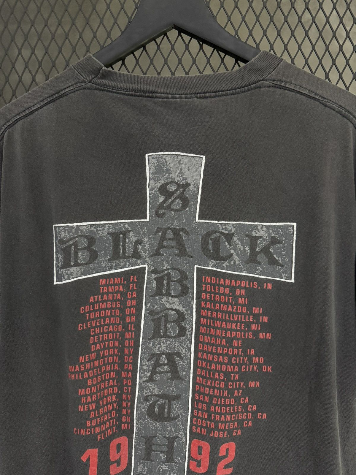 Ozzy Osbourne Vintage 1992 Black Sabbath Ozzy Osbourne Brockum Tee Size US XL / EU 56 / 4 - 6 Thumbnail