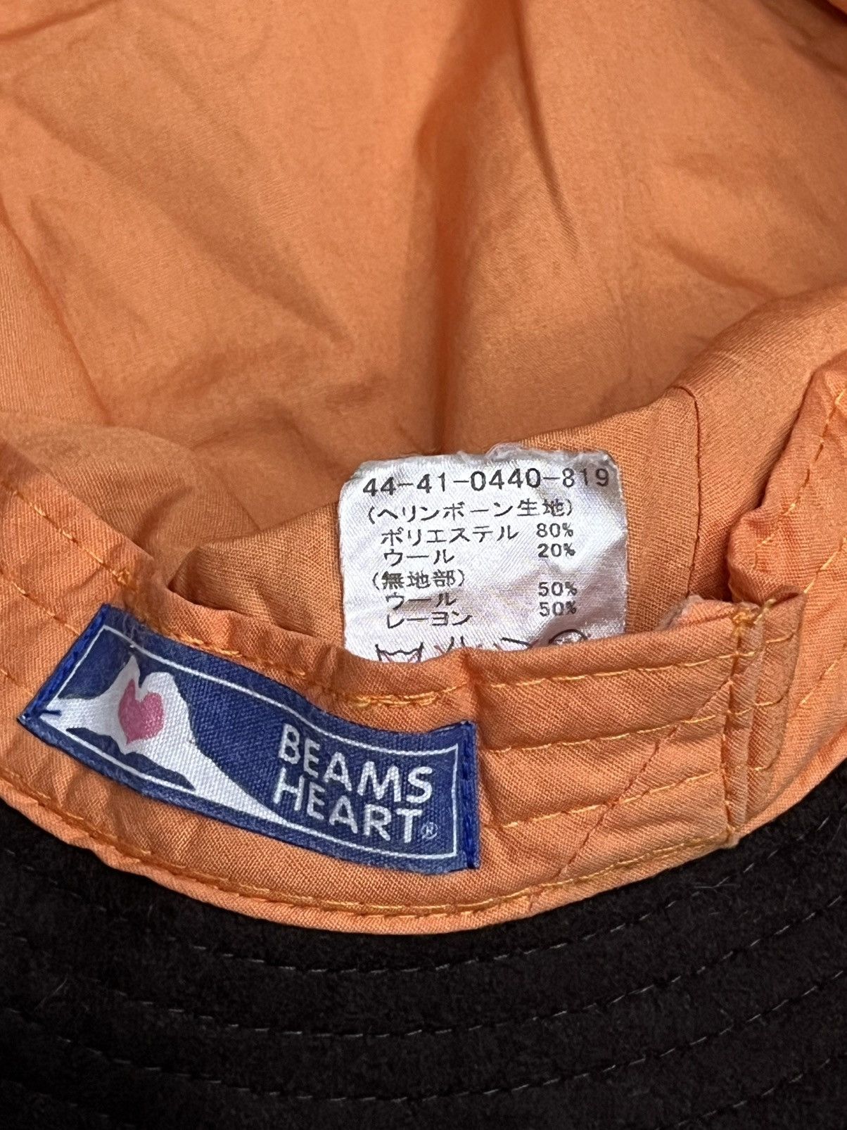 Beams Japan Beams Heart Herringbone Wool Bucket Hat Size 58cm Size ONE SIZE - 10 Thumbnail