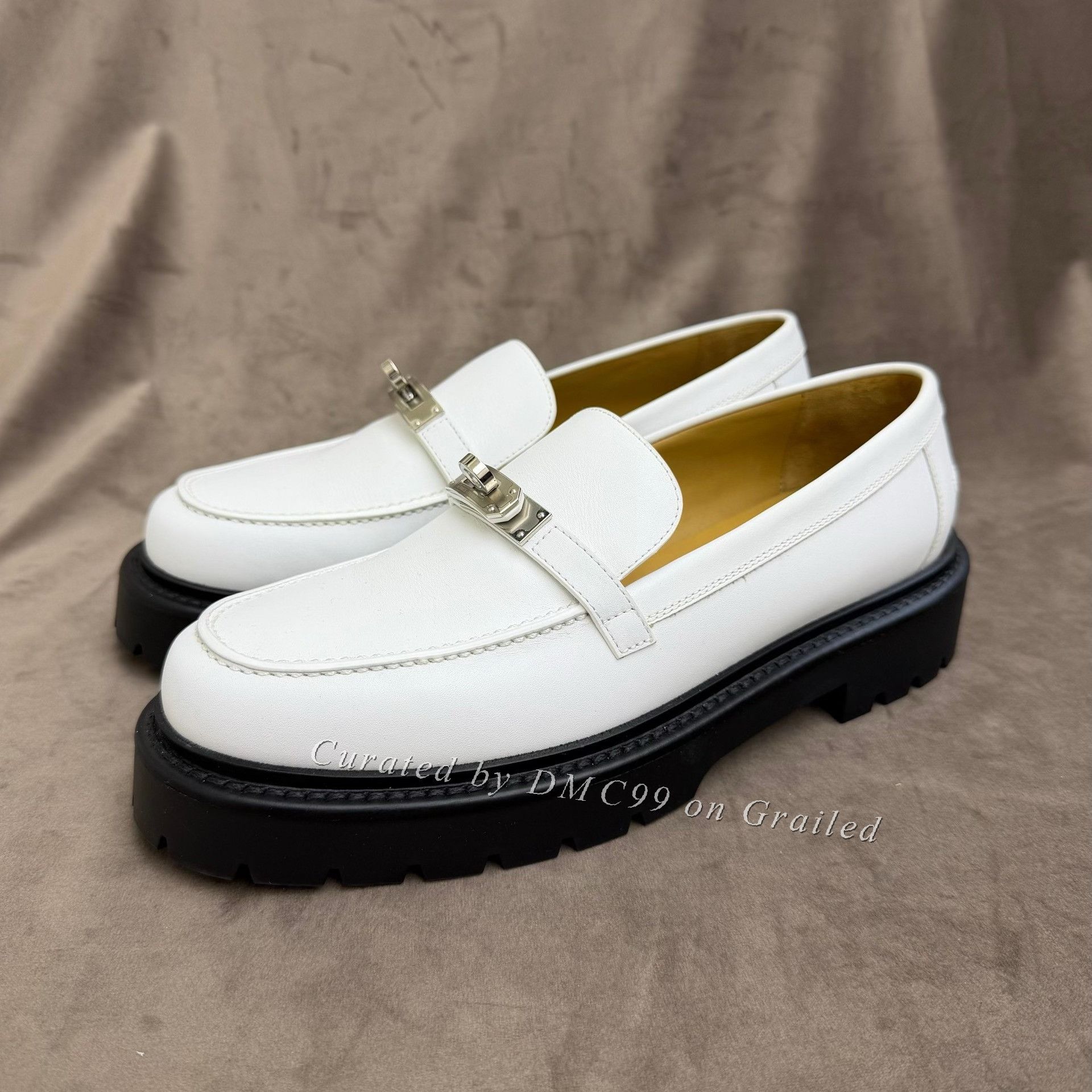 Hermes Hermes Lcone Kelly Platform Loafers Size US 7 / IT 37 - 1 Thumbnail