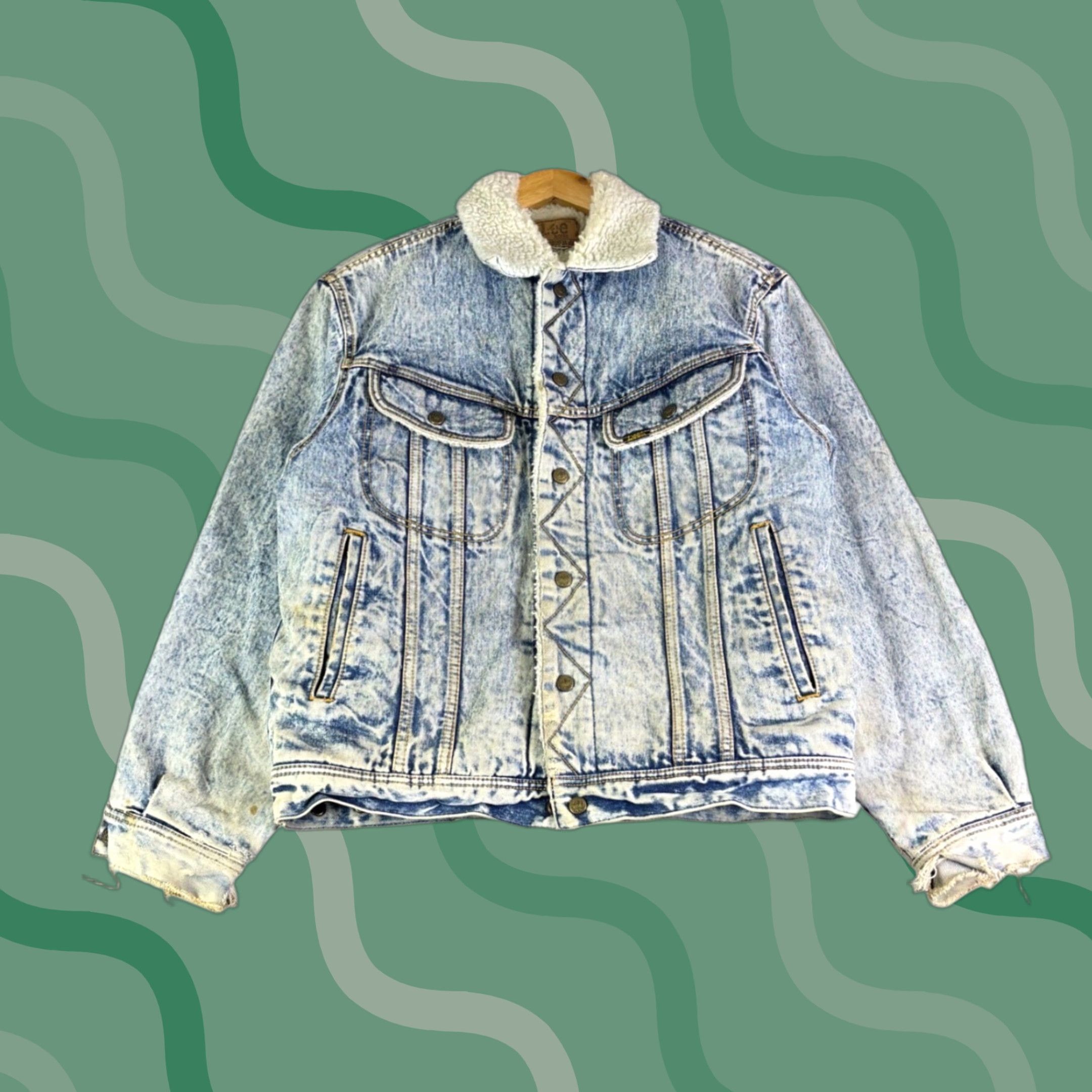 Vintage Vintage Lee Riders Denim Jacket Blue L Size US L / EU 52-54 / 3 - 1 Thumbnail