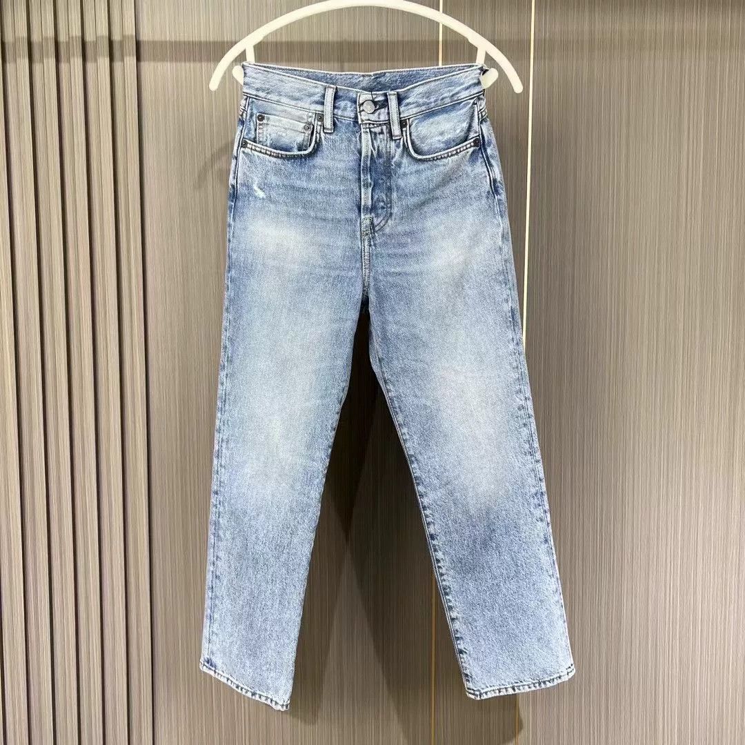 Acne Studios Acne Studios Washed Leather Patch Jeans Size 25" / US 0 / IT 36 - 1 Thumbnail