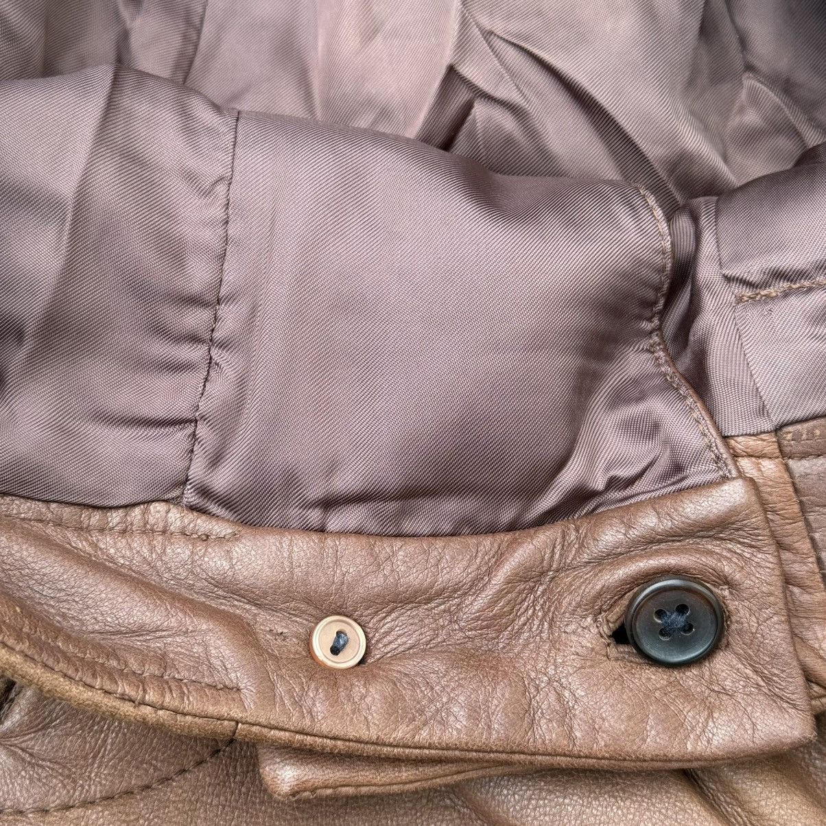 Issey Miyake Vintage Archive 80s Issey Miyake Men Deerskin Leather Pants Size US 32 / EU 48 - 9 Thumbnail