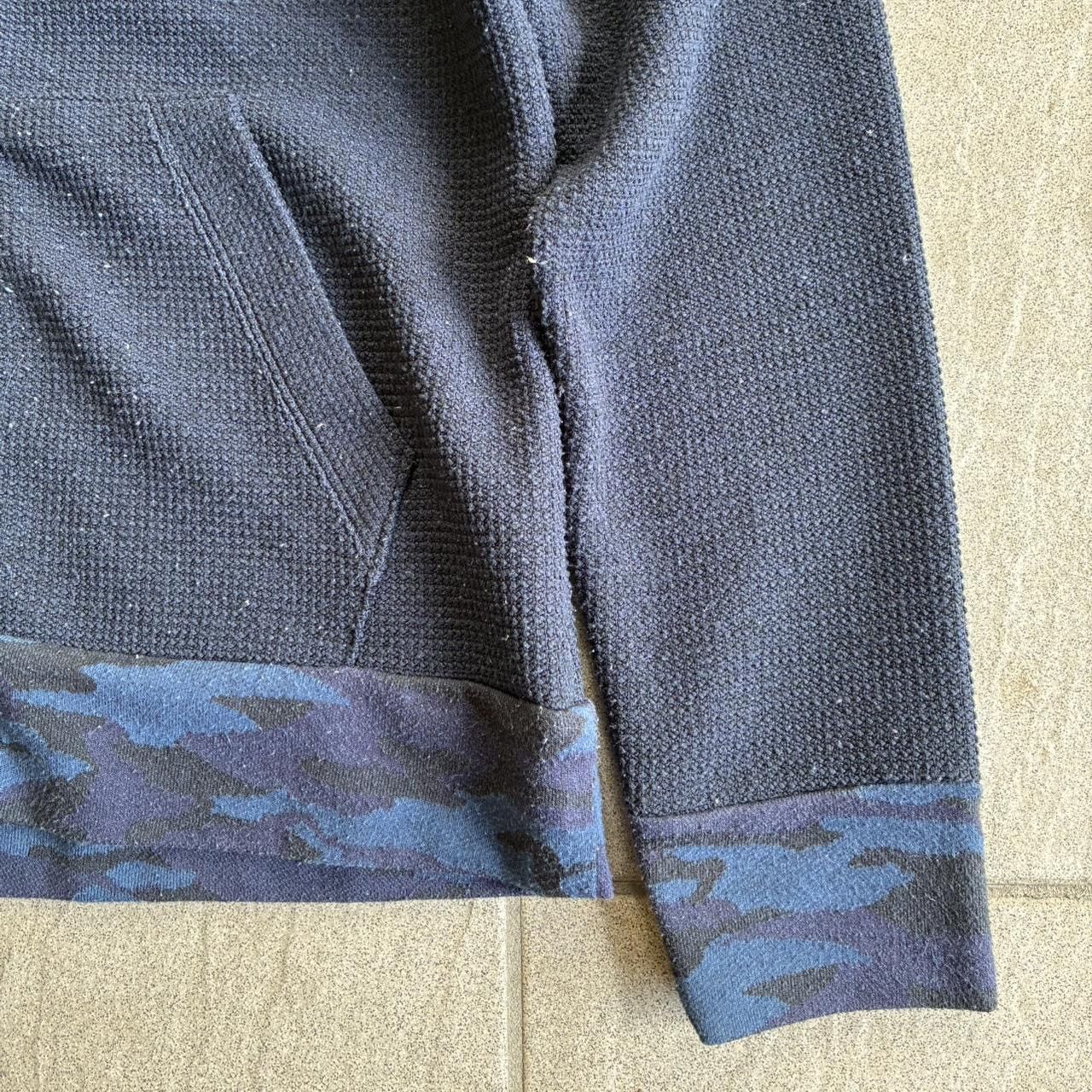 Japanese Brand Semantic Design blue camo lined full zip hoodie Size US S / EU 44-46 / 1 - 3 Thumbnail