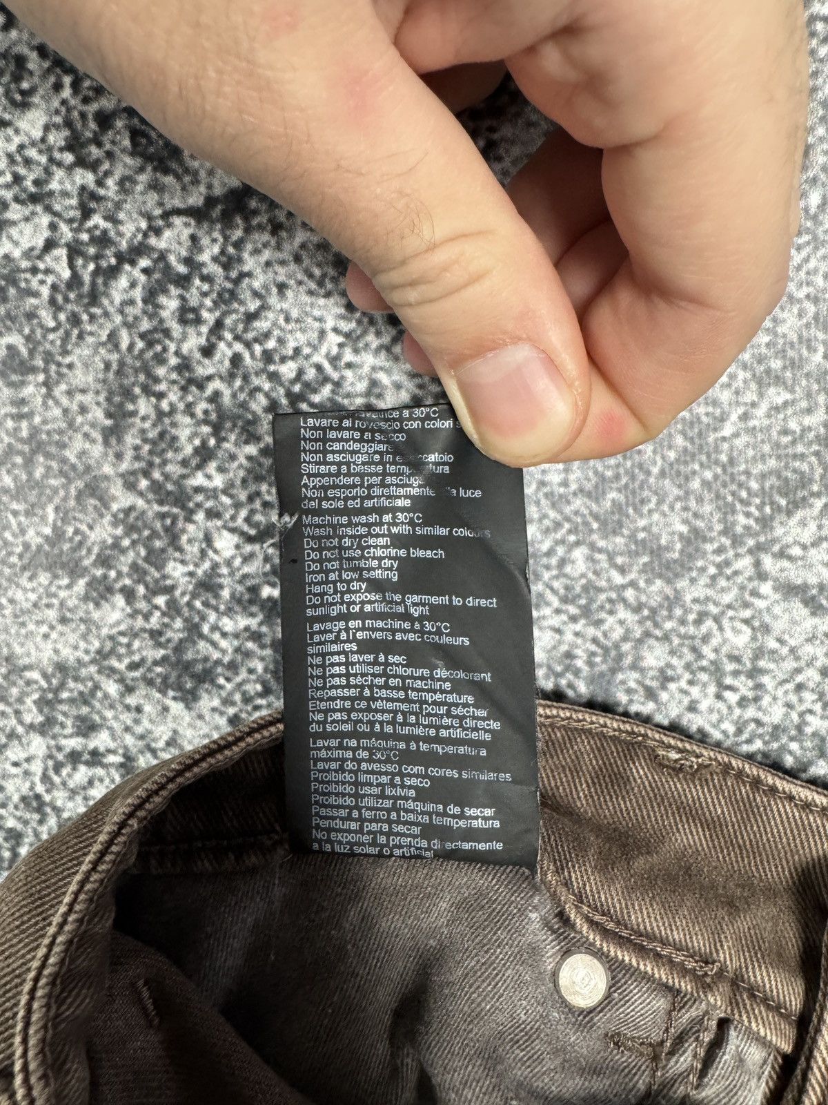 Represent Clo. Men’s Represent Baggy Denim Brown Jeans Pants Size 28 Size US 28 / EU 44 - 8 Thumbnail
