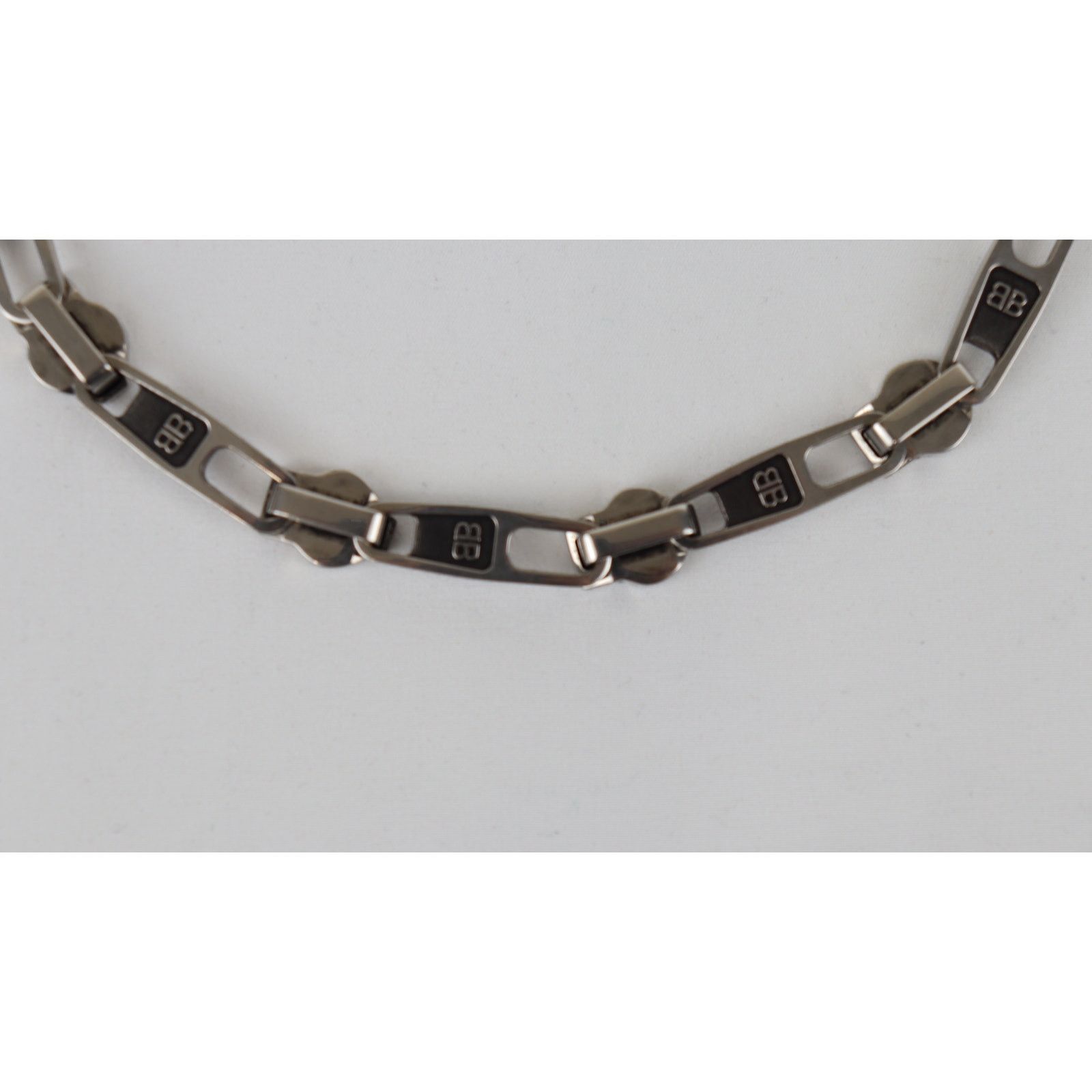 Balenciaga o1rshd1 Size: OS / Dup / Silver Plated Necklace in Silver Size ONE SIZE - 7 Thumbnail