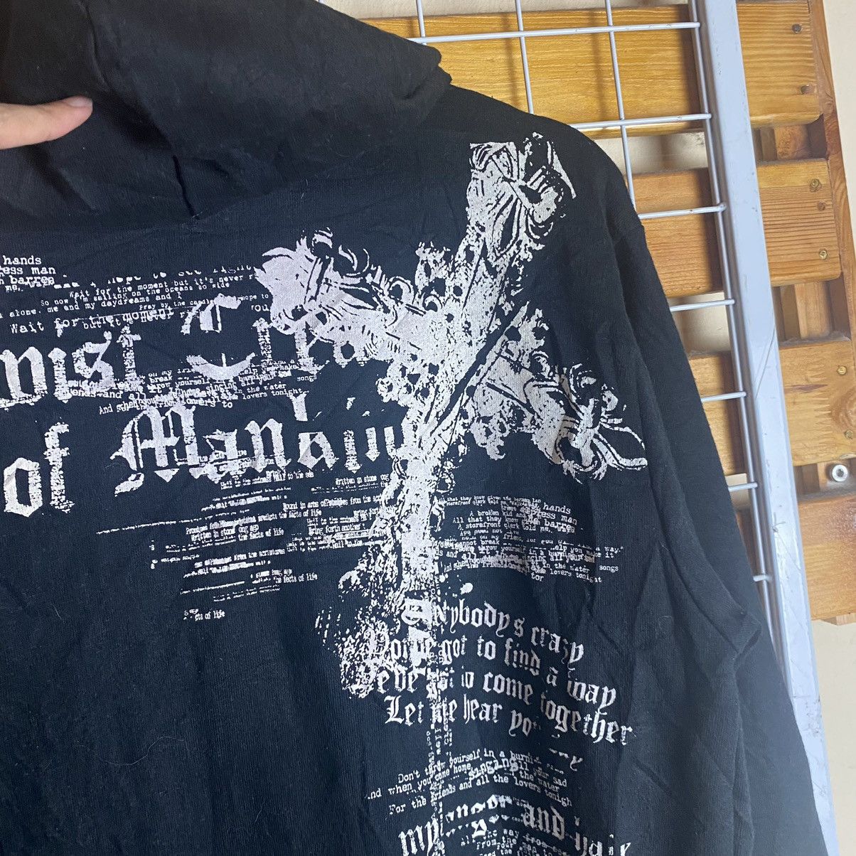 Japanese Brand × Vintage Vintage Batsu Studio Cross Design Hoodies Size US M / EU 48-50 / 2 - 10 Thumbnail