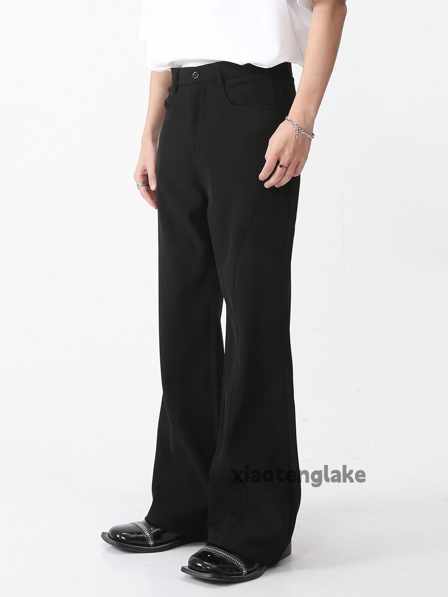 Designer × Japanese Brand × Vintage retro disco dance yuppie bootcut flared pants Size US 30 / EU 46 - 2 Thumbnail