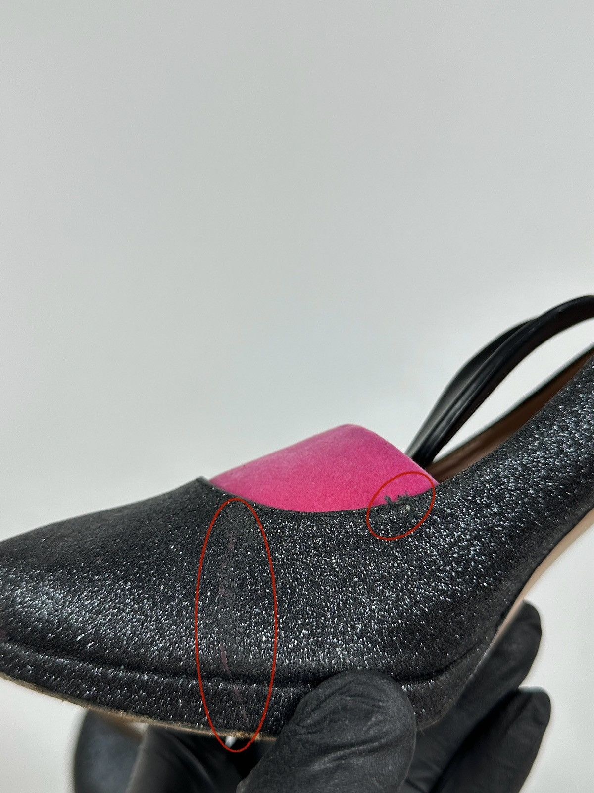 Miu Miu Miu Miu Glitter Heel Size US 6.5 / IT 36.5 - 23 Thumbnail