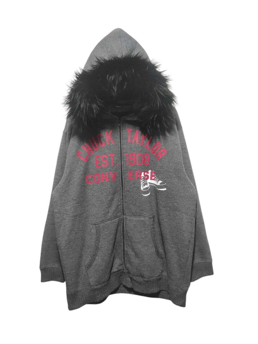 Converse Converse Sherpa Heavy Zipper Fur Hoodie LGB style Size US XXL / EU 58 / 5 - 1 Thumbnail