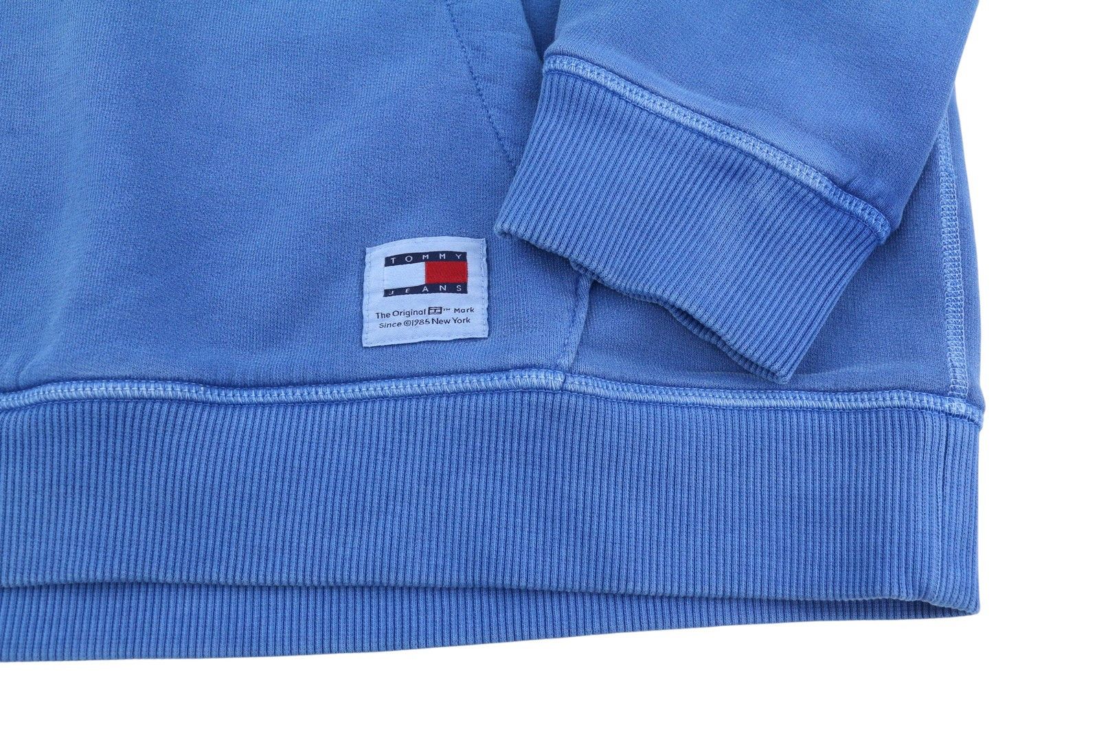 Tommy Hilfiger REQ NEW CLASSIC 2XL Blue Faded Logo Hoodie 87407 Size US XXL / EU 58 / 5 - 4 Thumbnail