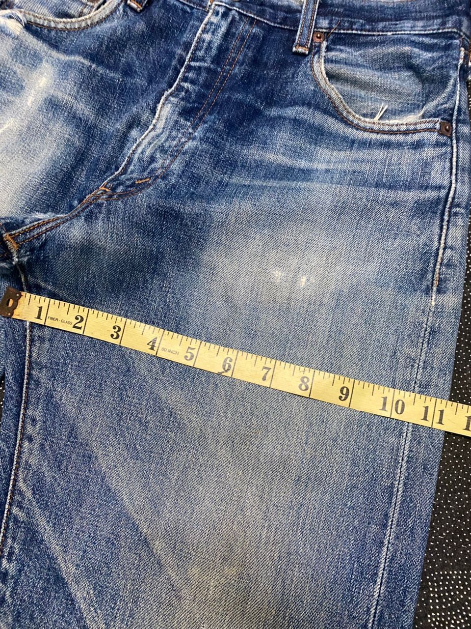 Levi's VINTAGE LEVIS 502 REDLINE SELVEGDE DISTRESSED DENIM Size US 30 / EU 46 - 4 Thumbnail