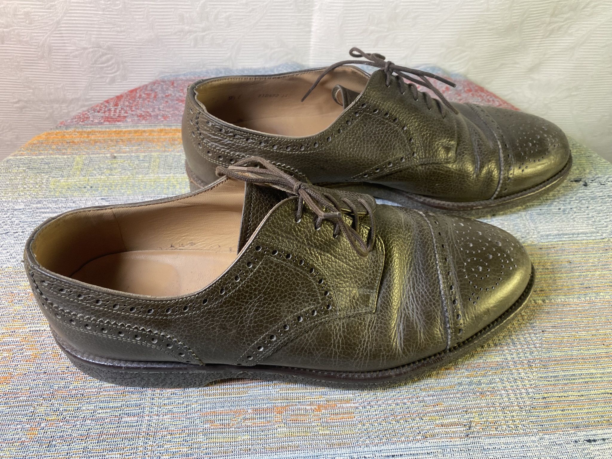 Bally Bally Brogues Brown EU 43.5 / UK 9.5 / US 10.5 Size US 10.5 / EU 43-44 - 5 Thumbnail