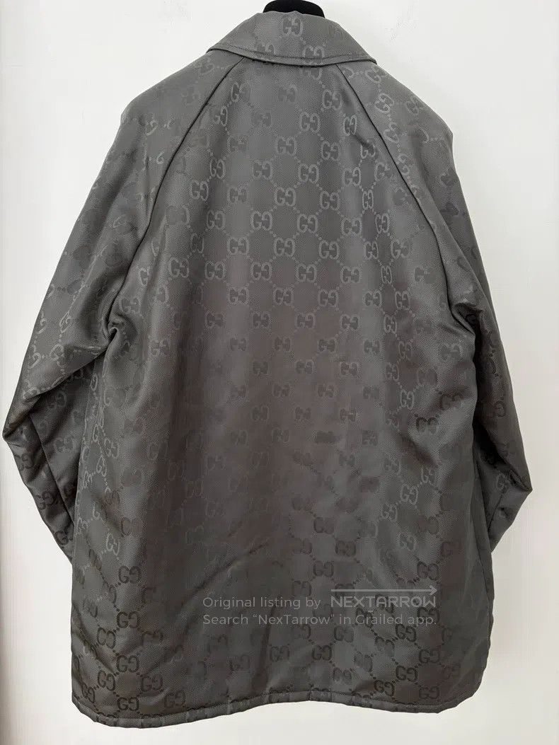 Gucci Gucci Dark gray silver dark pattern full print logo cotton Size US S / EU 44-46 / 1 - 2 Thumbnail