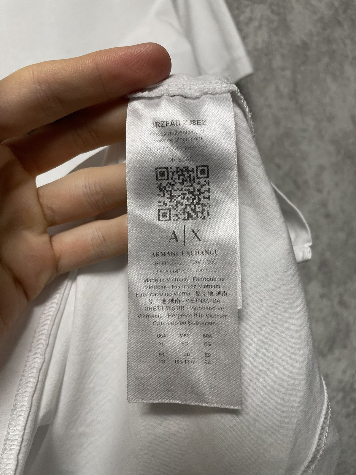 Armani Exchange Armani Exchange White Basic Polo T-Shirt Size US XL / EU 56 / 4 - 9 Thumbnail