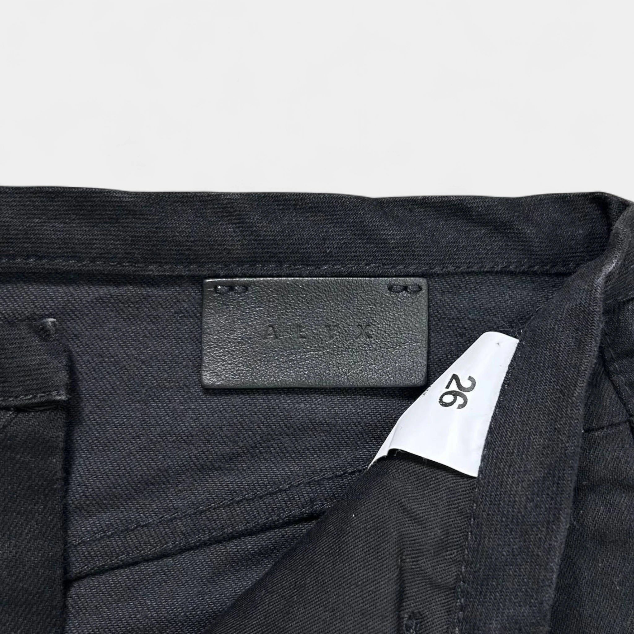 1017 ALYX 9SM 1017 Alyx 9SM Bondage Black Denim Pants Size US 26 / EU 42 - 5 Thumbnail