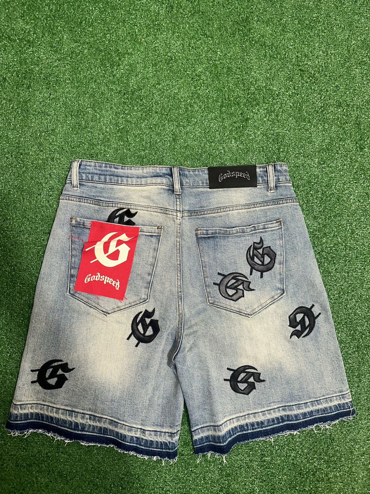 Godspeed Godspeed Denim Shorts Size US 32 / EU 48 - 2 Thumbnail